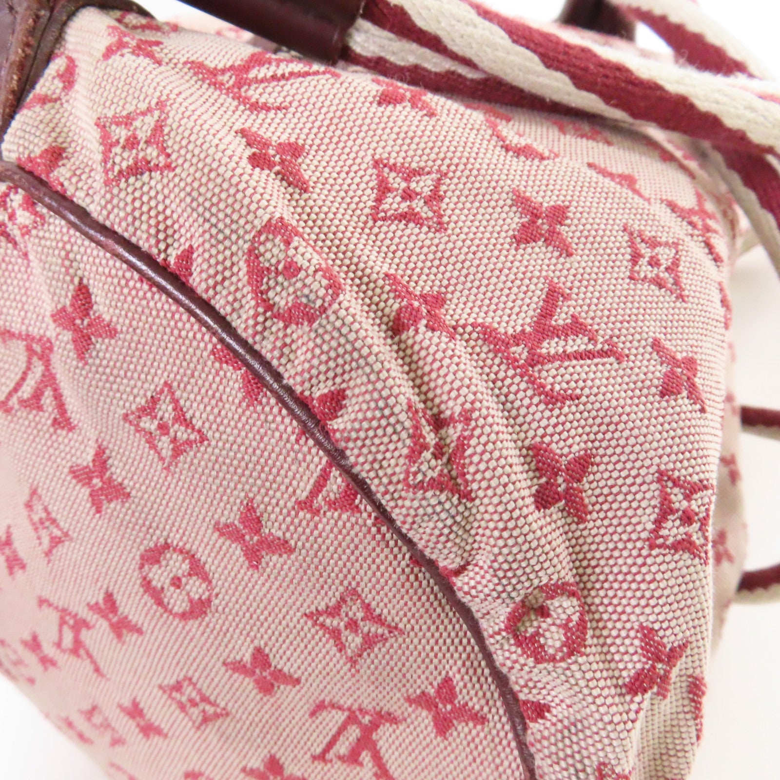 LOUIS VUITTON Monogram Mini Betsy Rucksack金扣背包紅色