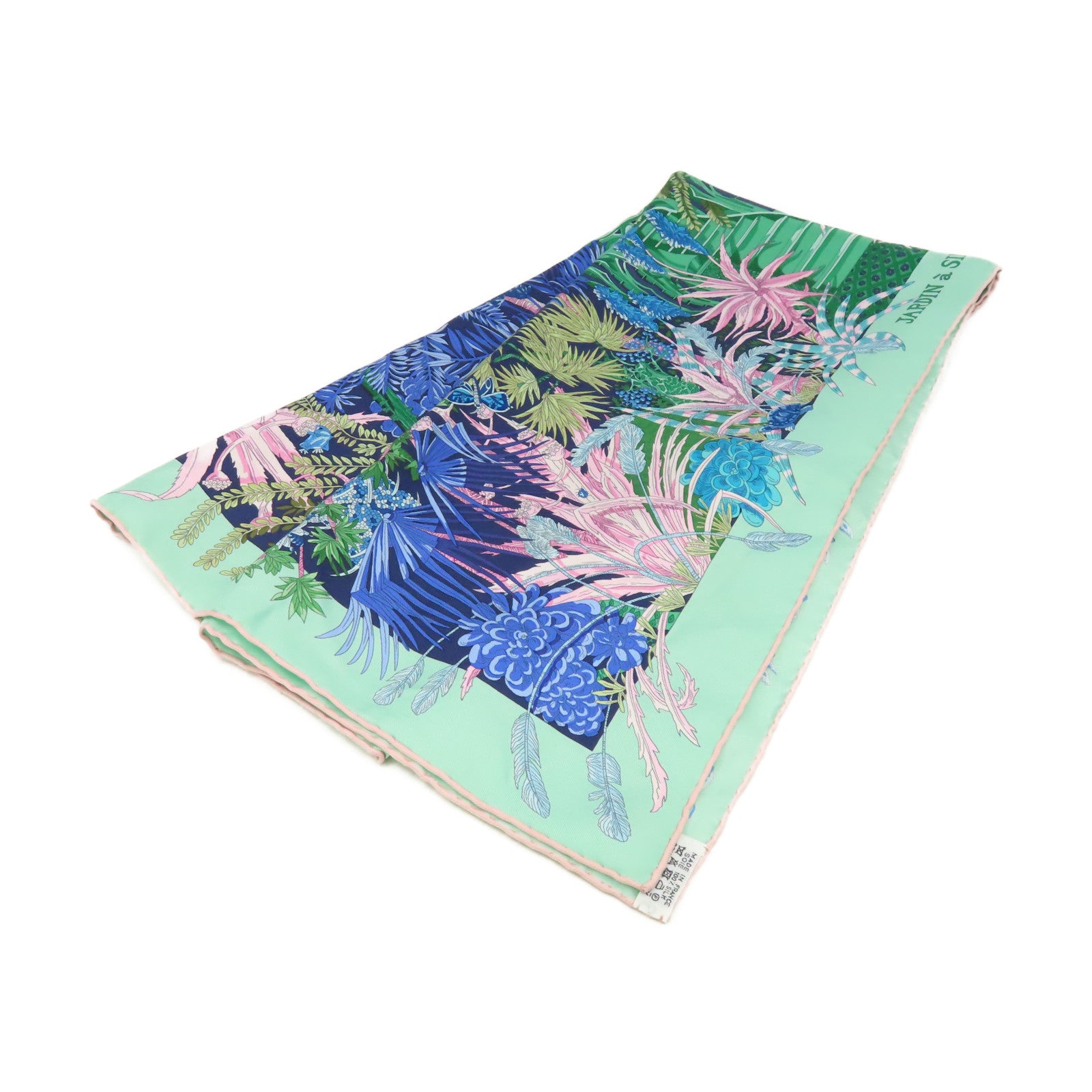 HERMES 【激減優惠】絲質Scarf 90x90絲巾綠色/藍色/彩色