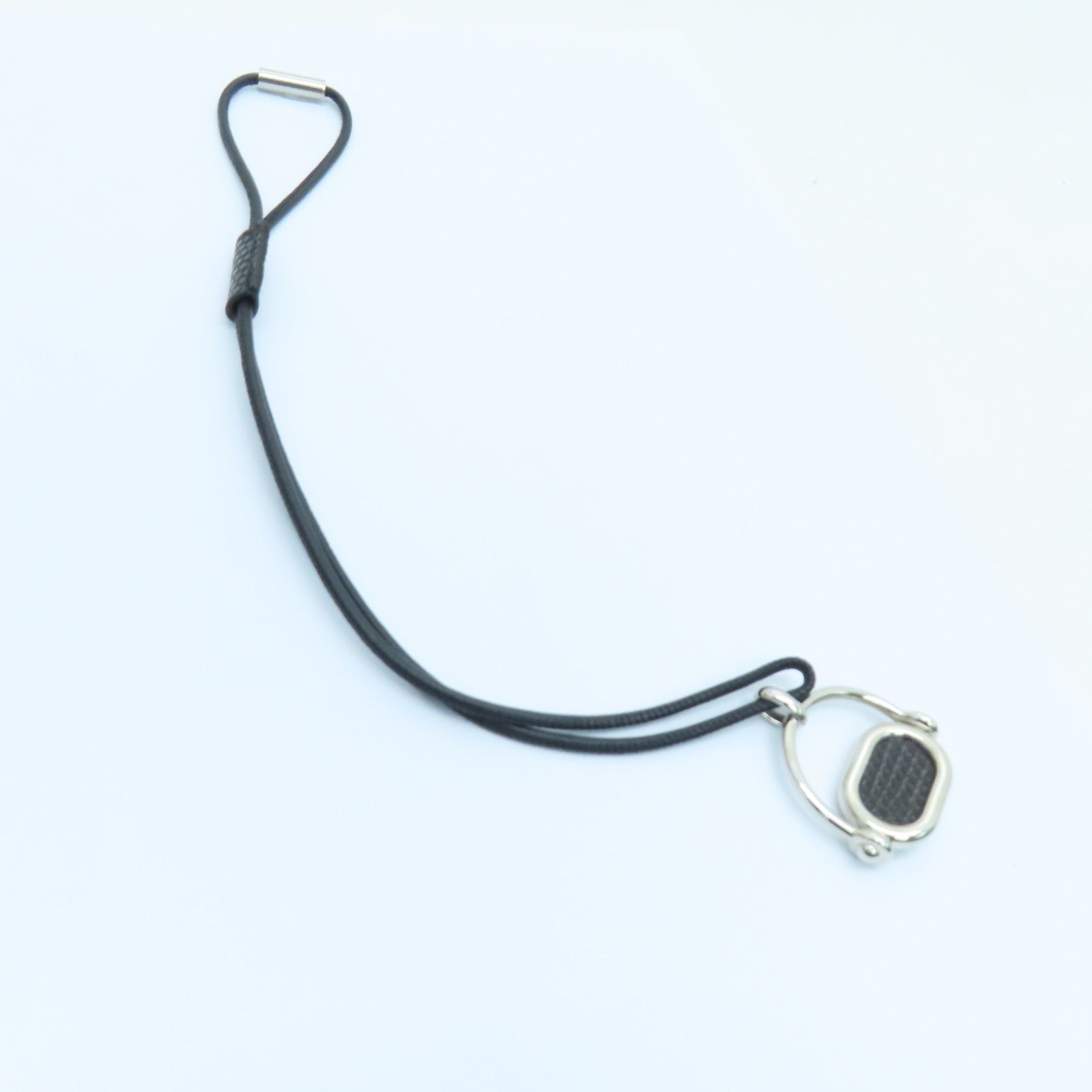 HERMES 金属Necklace颈錬黑色银色