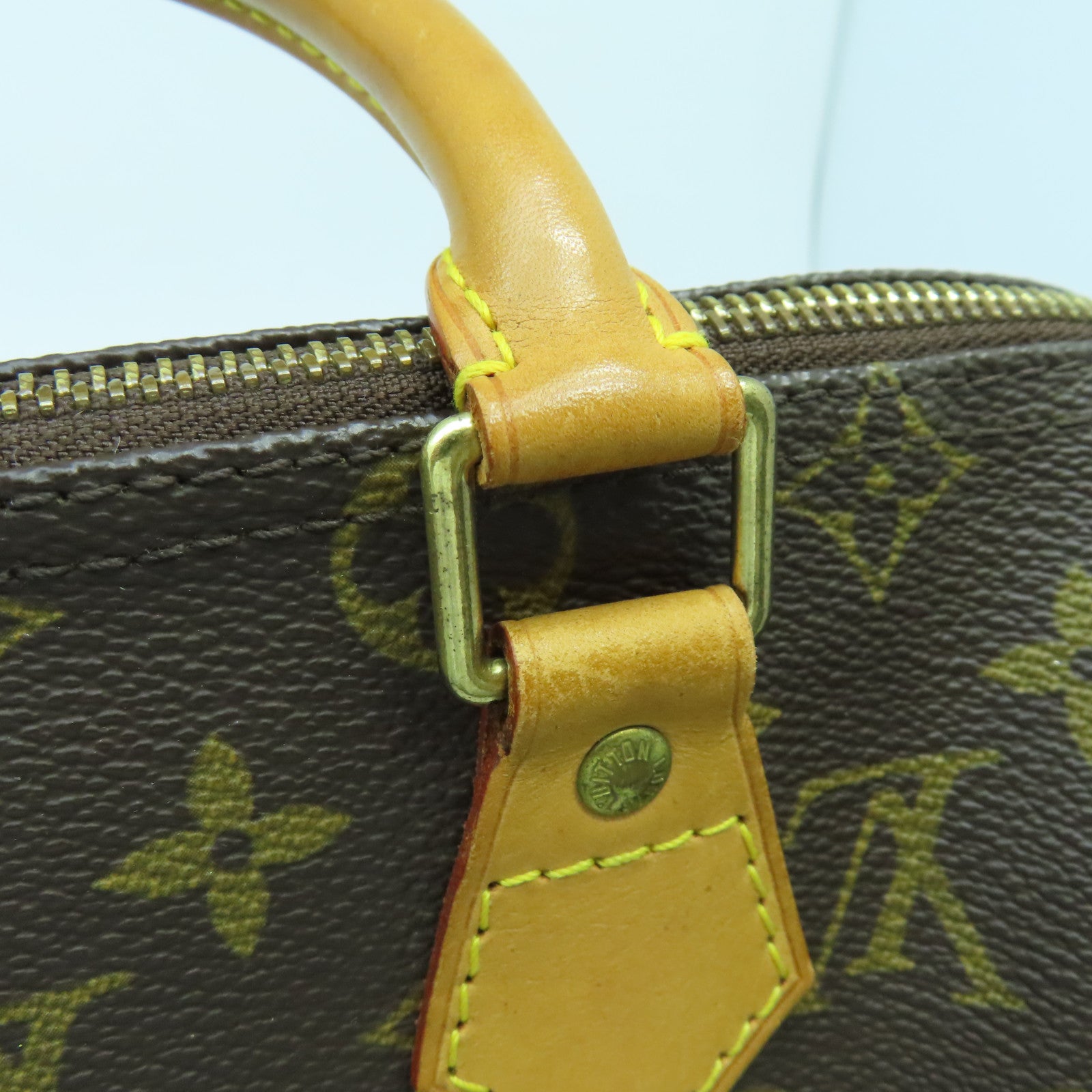 LOUIS VUITTON Monogram Speedy 25金扣手挽袋啡色