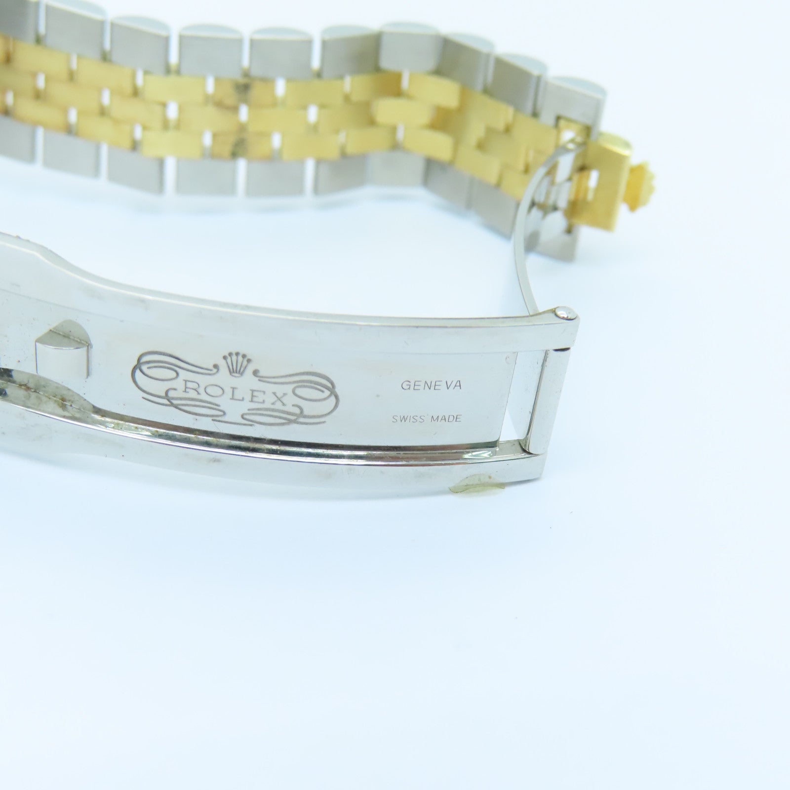 ROLEX Oyster Perpetual 18K黄金/不锈钢手表自动机芯金色