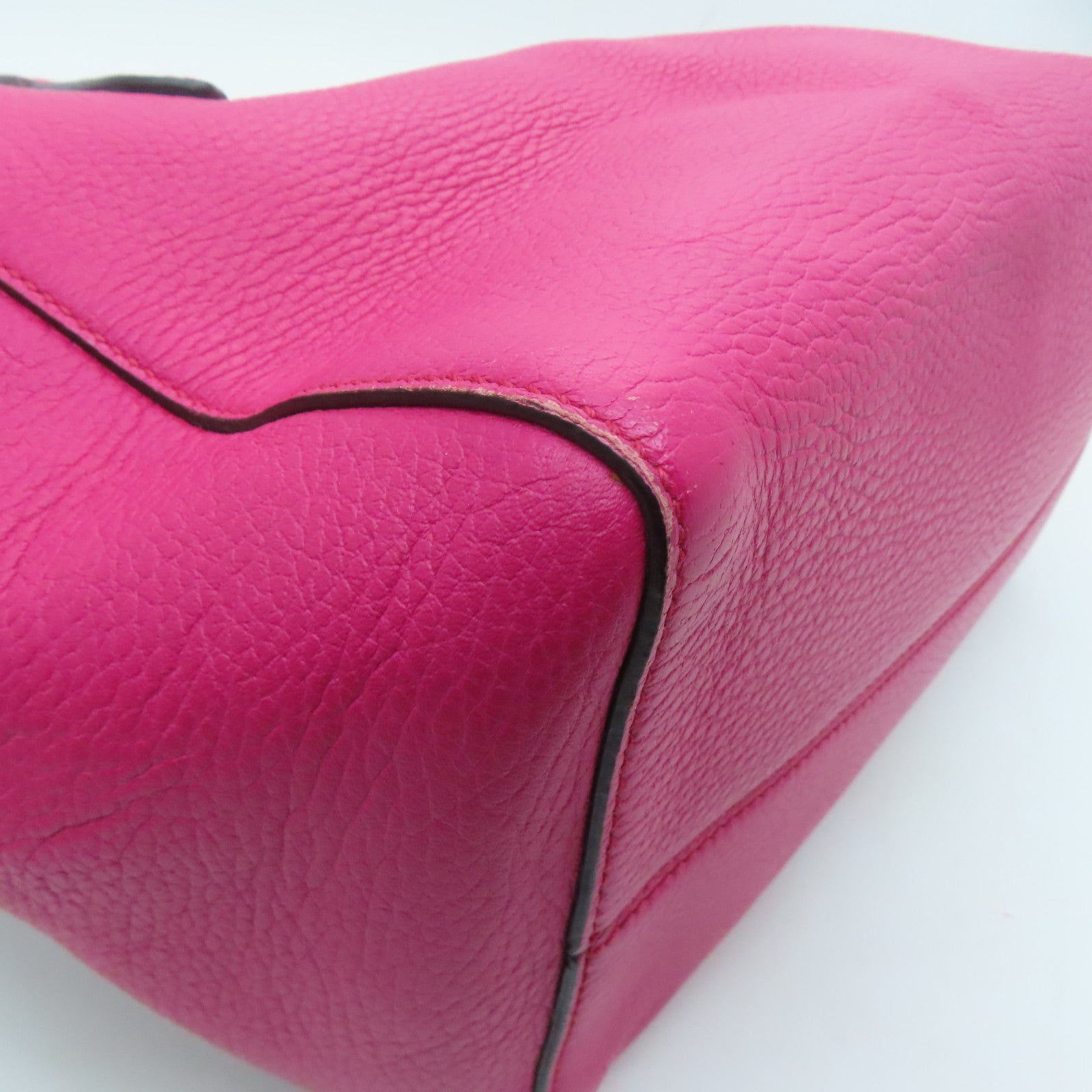 GUCCI cowhide leather Tote Bag hand bag pink