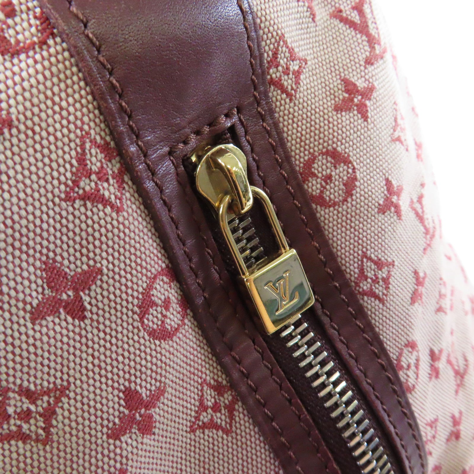 LOUIS VUITTON Monogram Mini Betsy Rucksack金扣背包紅色