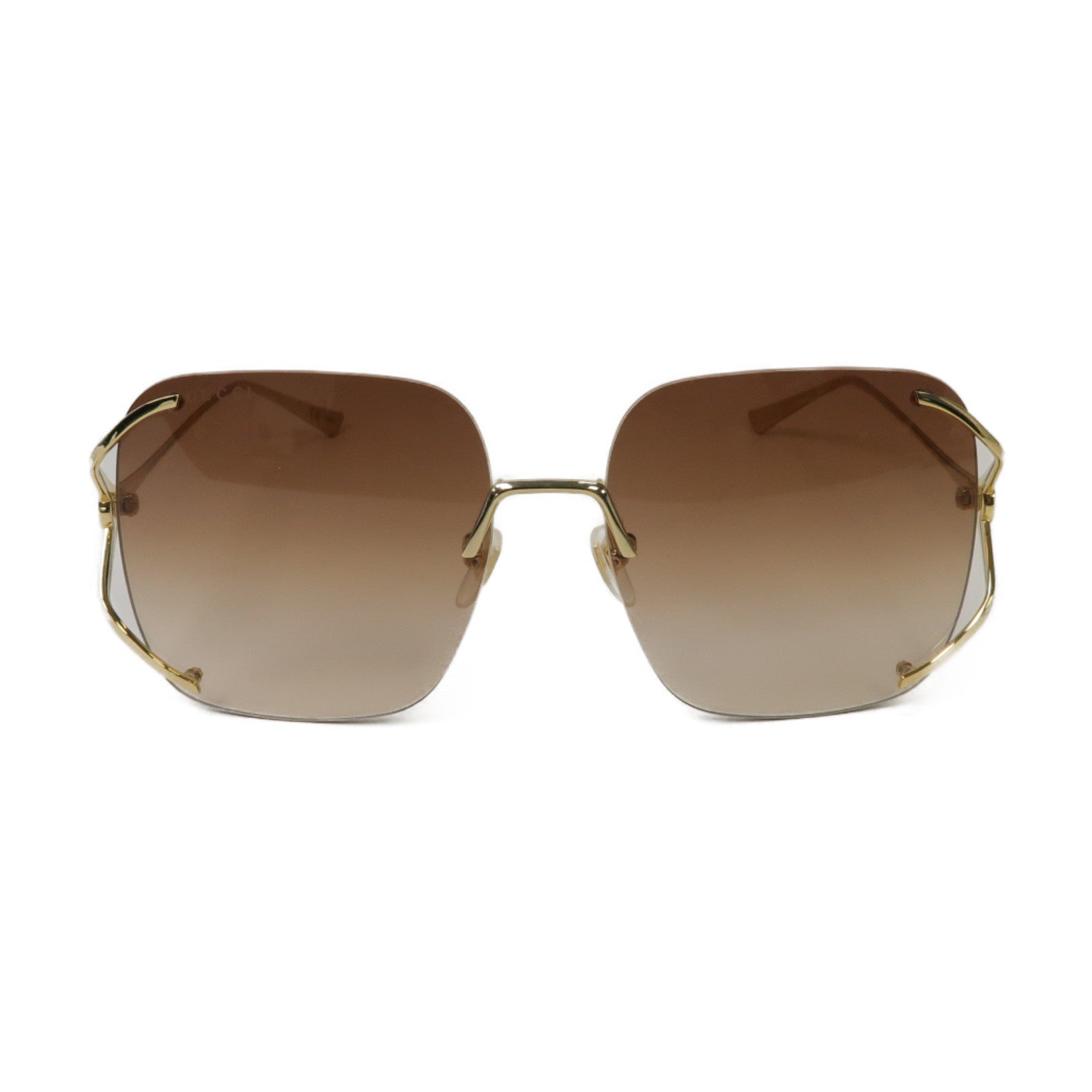 GUCCI PVC Sunglasses太陽眼鏡棕色