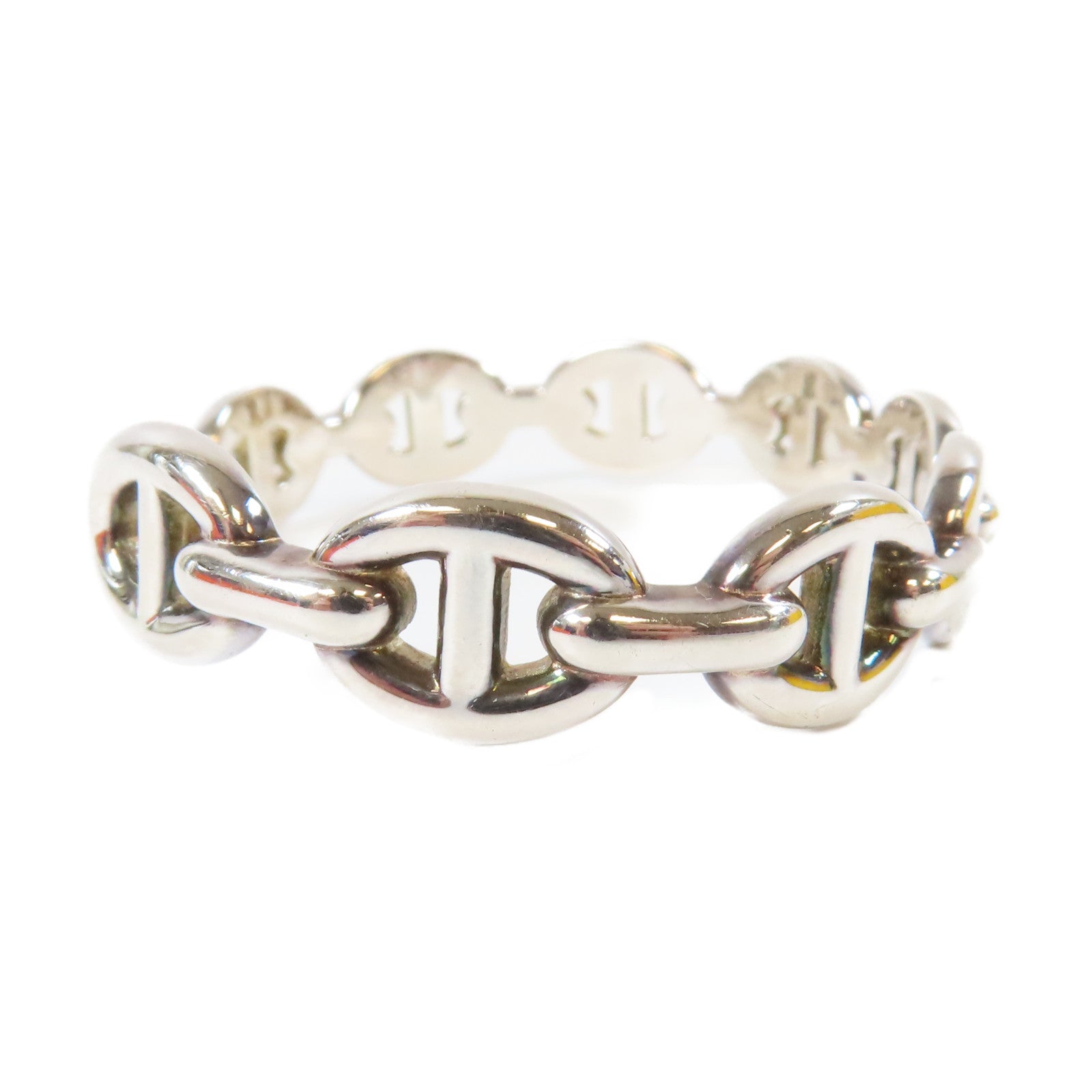 HERMES 925純銀Chaine D'ancre Enchainee手鐲#16cm