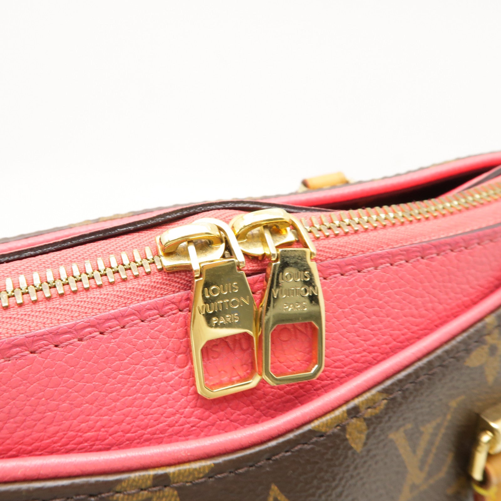 LOUIS VUITTON Monogram Pallas金扣手挽肩背兩用袋啡色