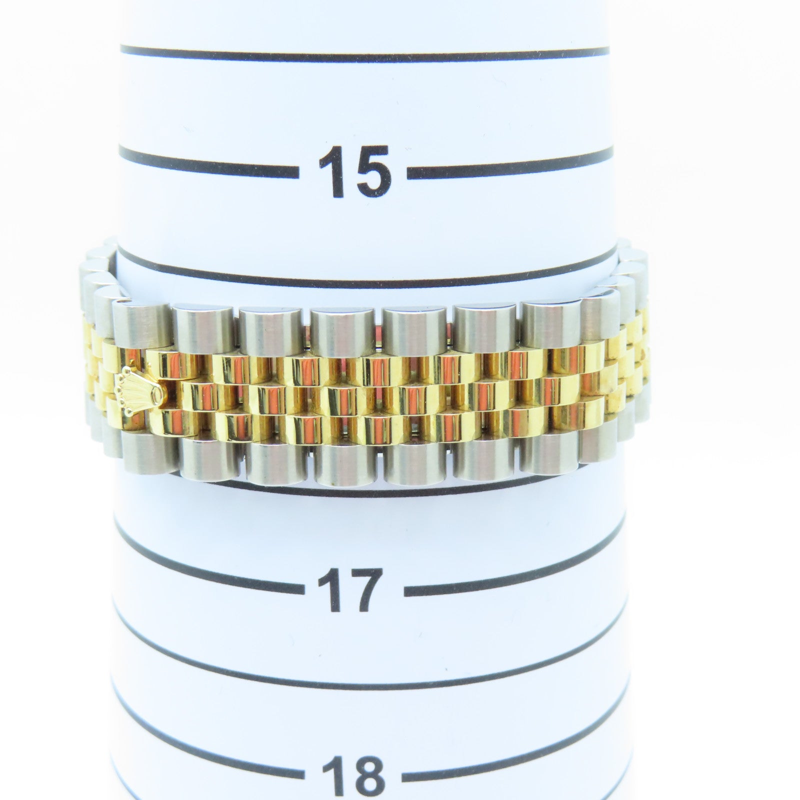 ROLEX Oyster Perpetual 18K黄金/不锈钢手表自动机芯金色