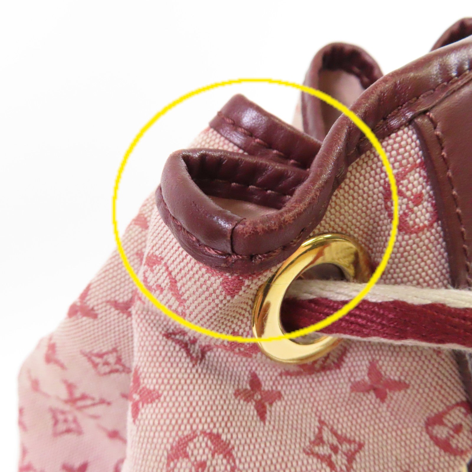 LOUIS VUITTON Monogram Mini Betsy Rucksack金扣背包紅色