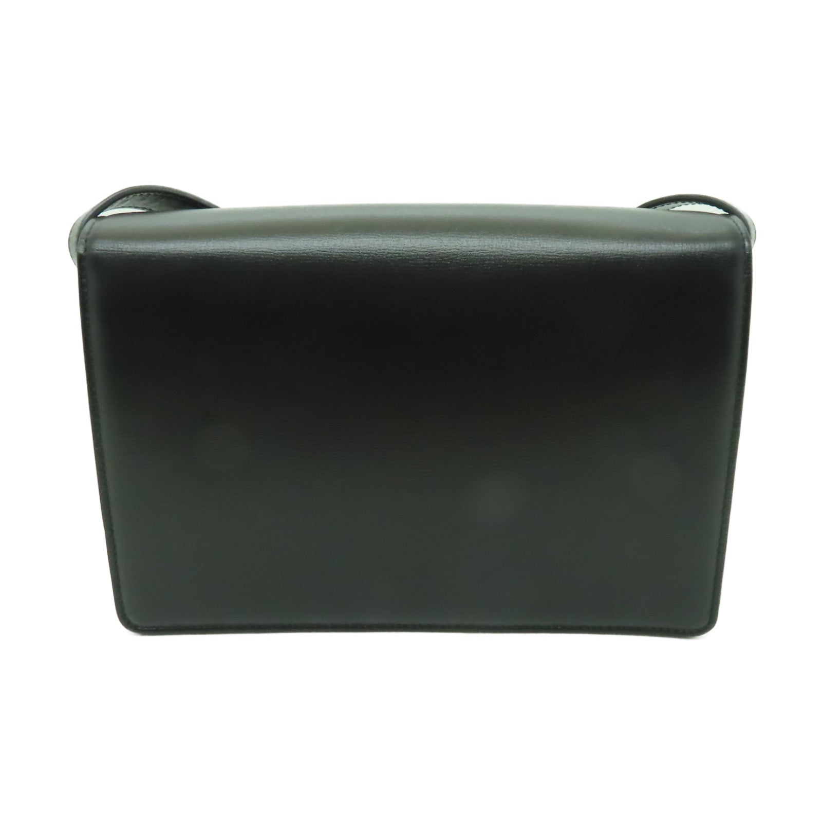 GUCCI 【激減優惠】牛皮皮革Shoulder Bag金扣肩背袋黒色