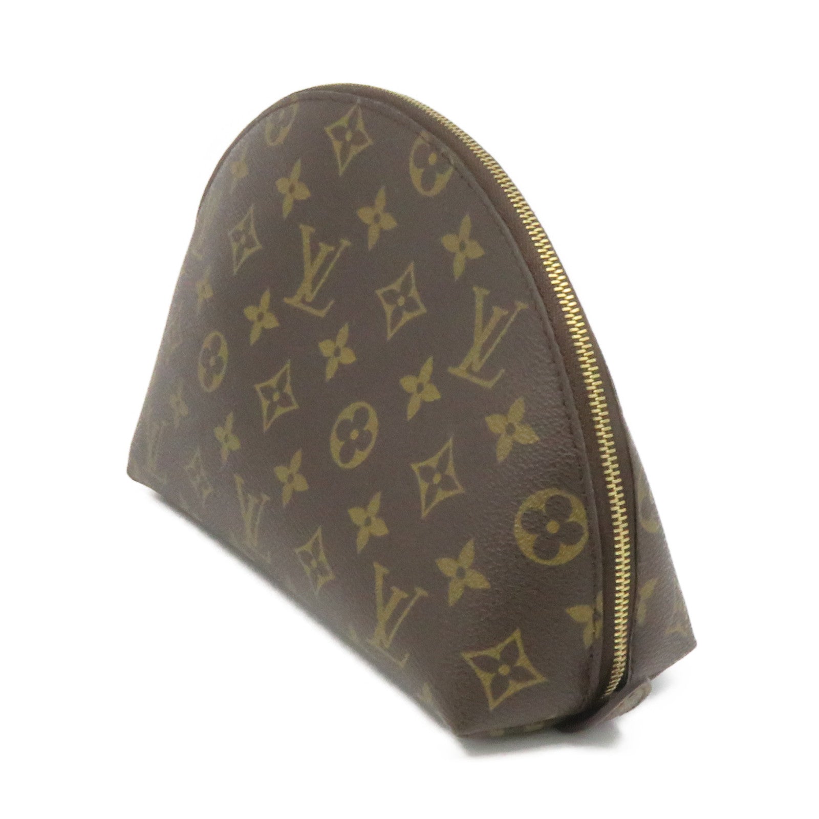 LOUIS VUITTON Monogram Cosmetic Bag GM手拿包啡色