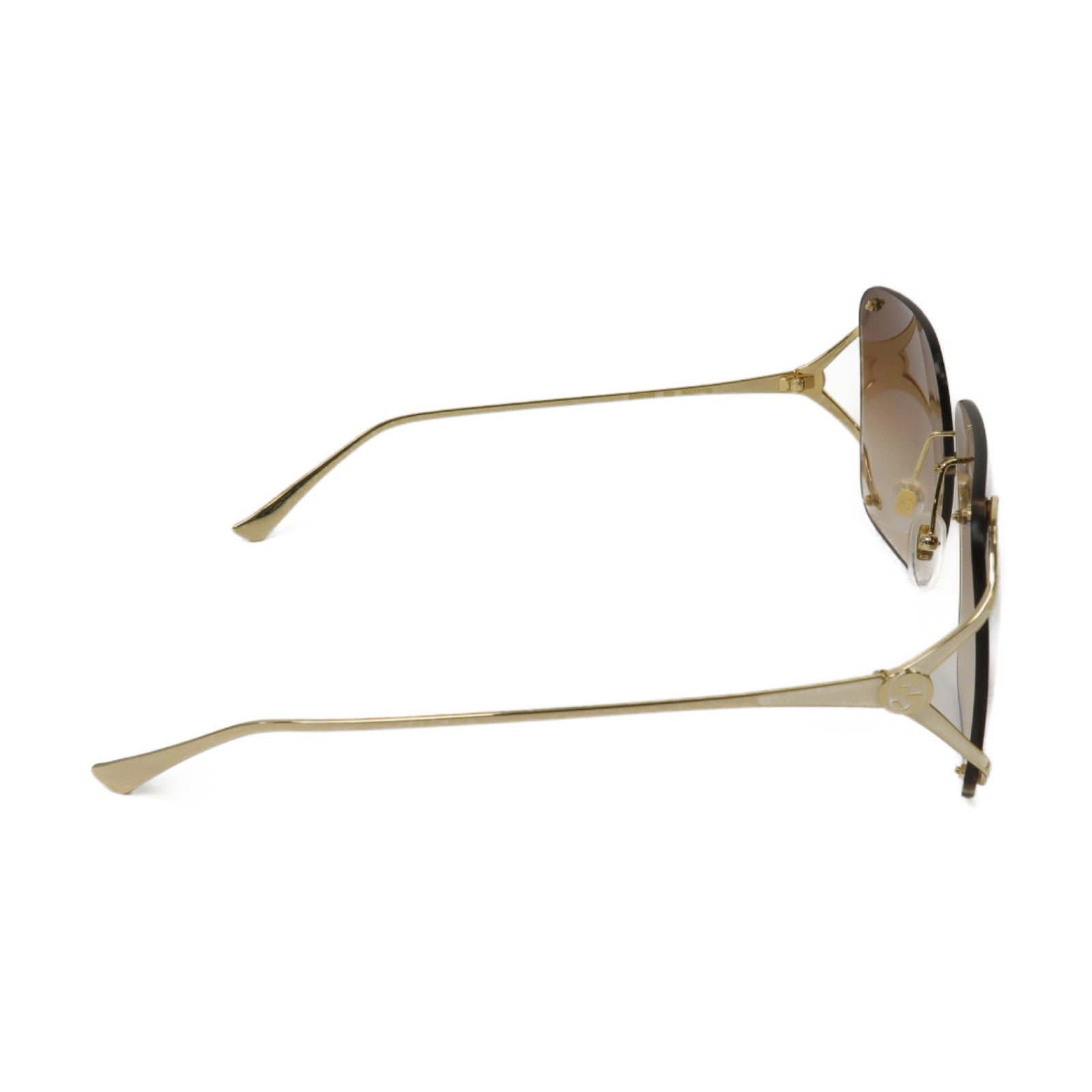GUCCI PVC Sunglasses太陽眼鏡棕色