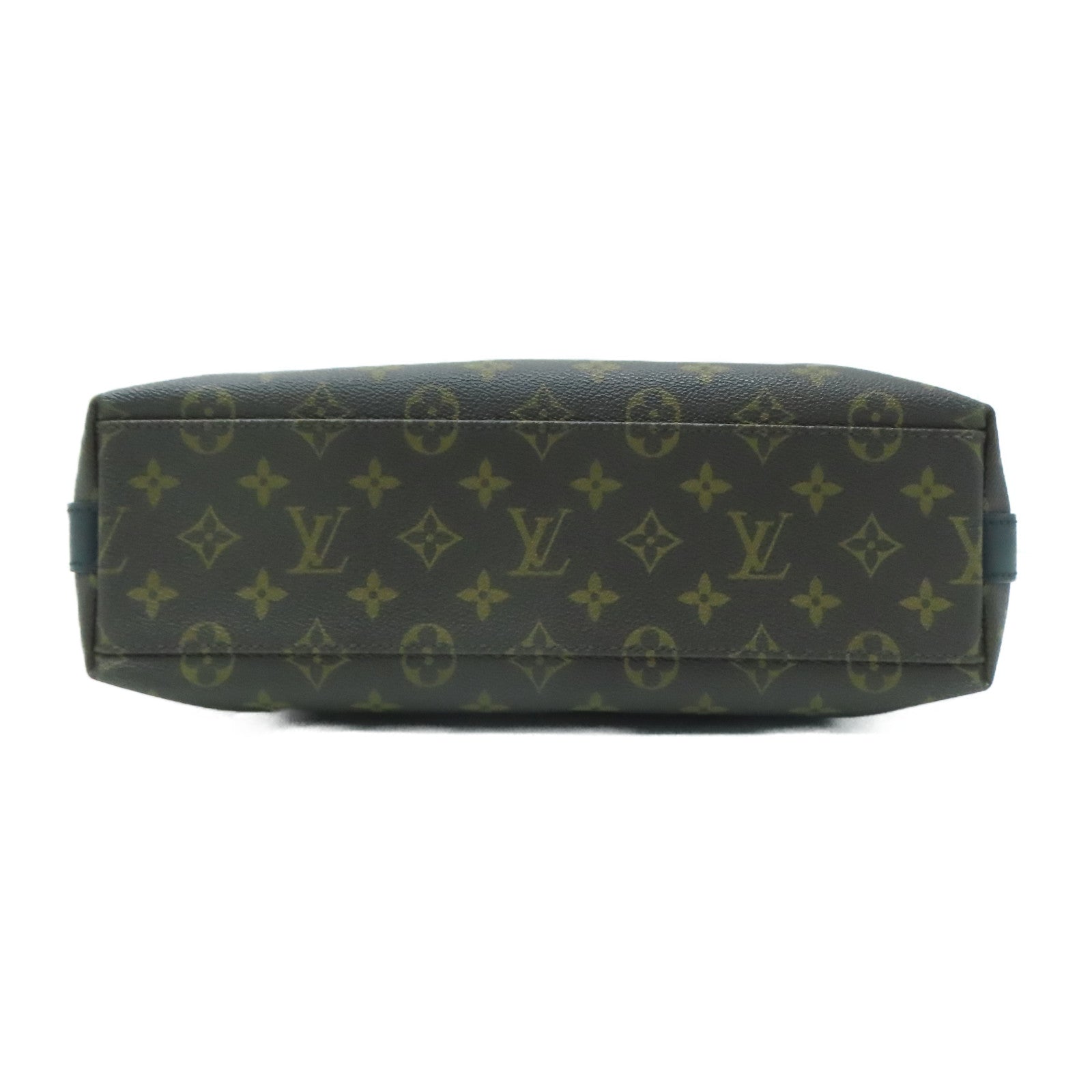 LOUIS VUITTON Monogram Kitan金扣手挽肩背兩用袋啡色