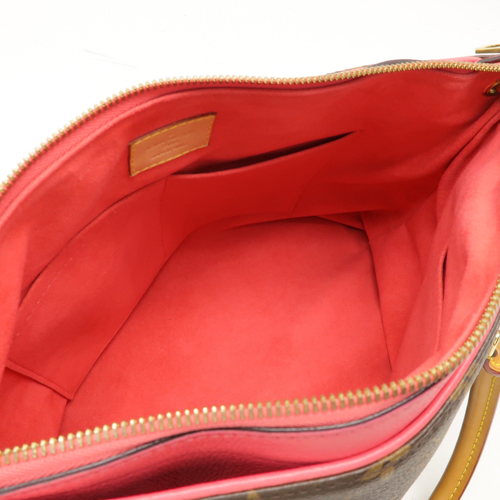 LOUIS VUITTON Monogram Pallas金扣手挽肩背兩用袋啡色