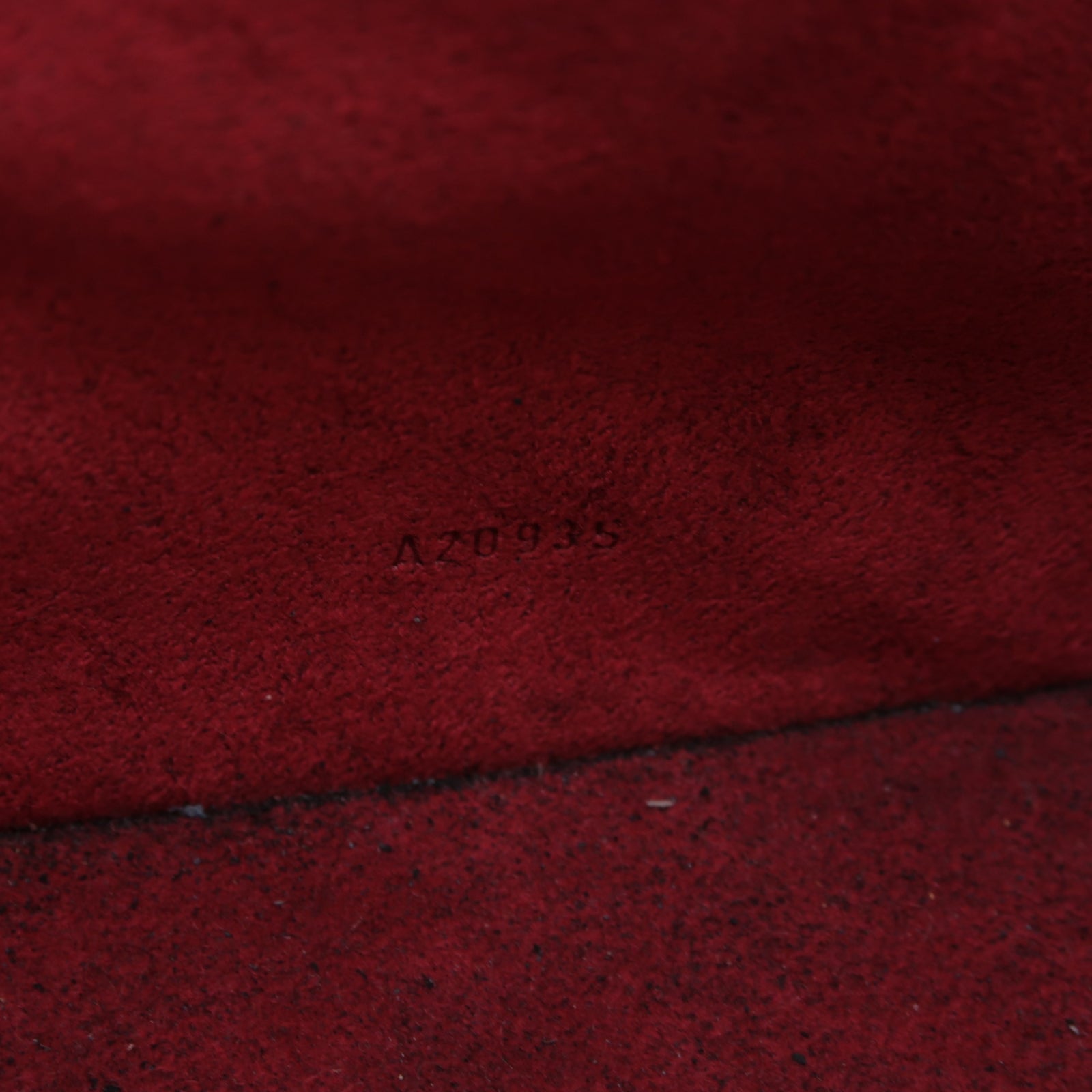 LOUIS VUITTON Epi Cannes金扣手挽袋紅色