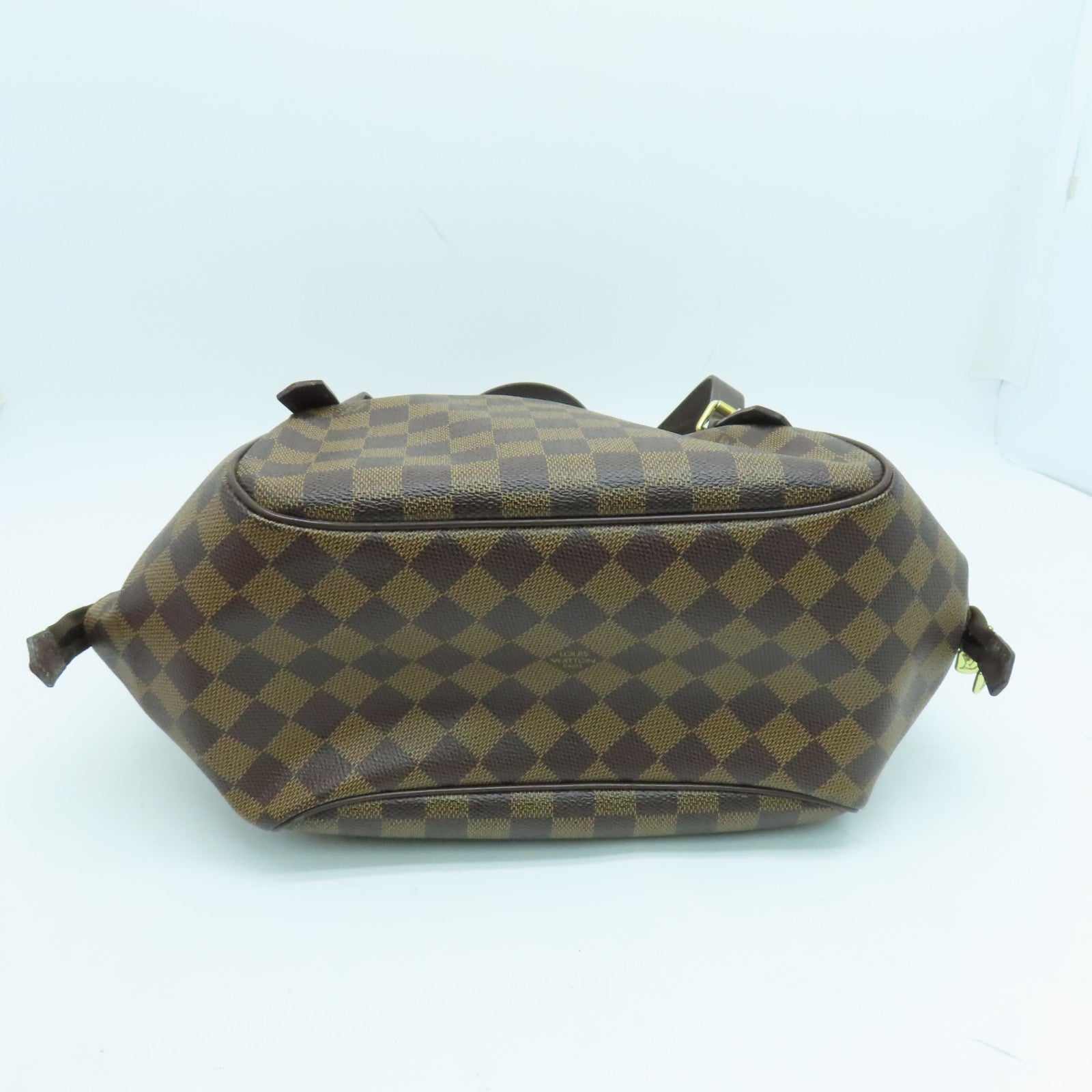 LOUIS VUITTON Damier Belem PM Hand Bag金扣手挽袋啡色