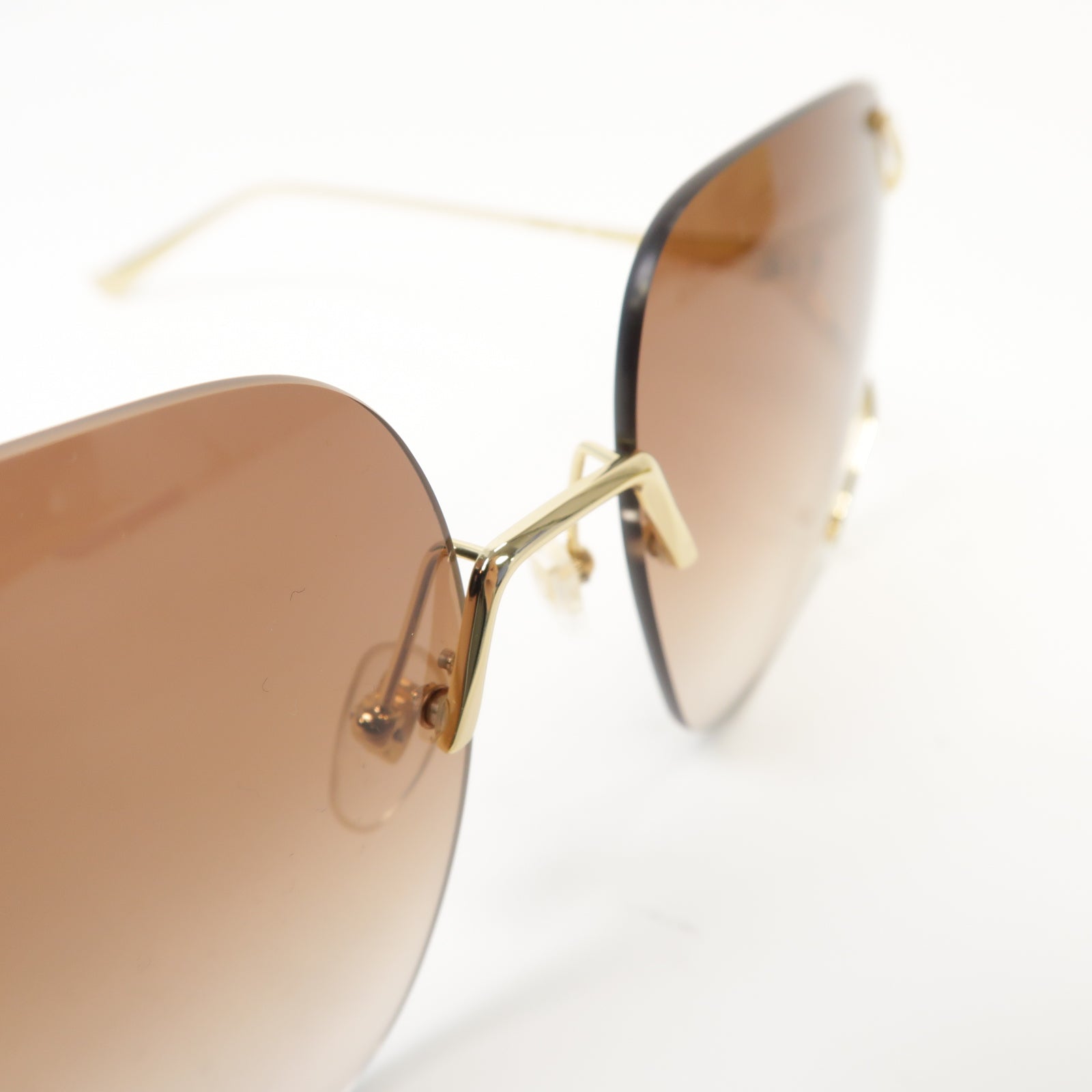 GUCCI PVC Sunglasses太陽眼鏡棕色