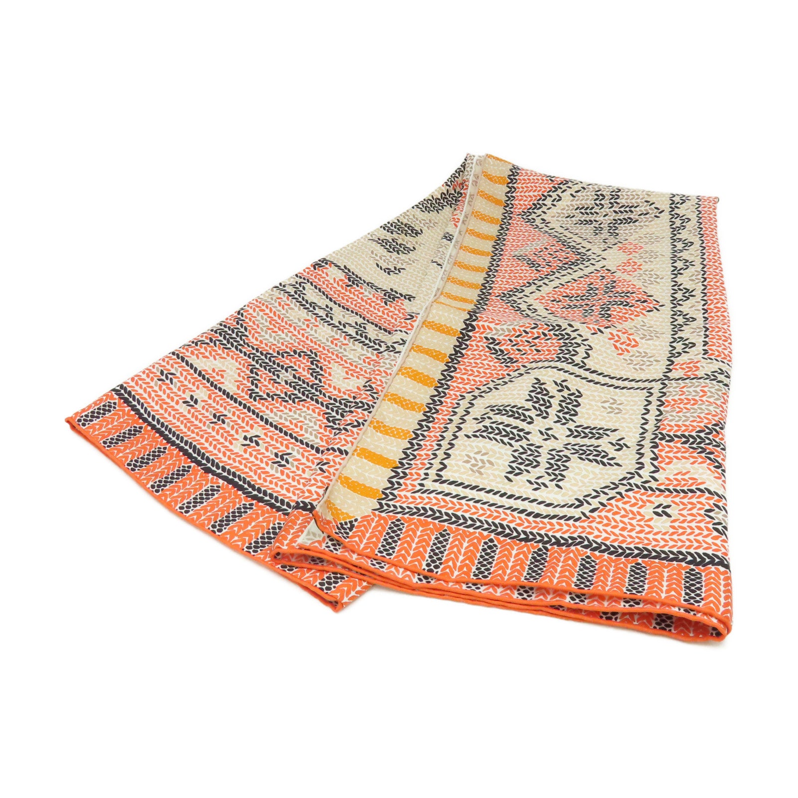 HERMES 【激減優惠】絲質Scarf 90x90絲巾橙色/杏色/黑色/彩色