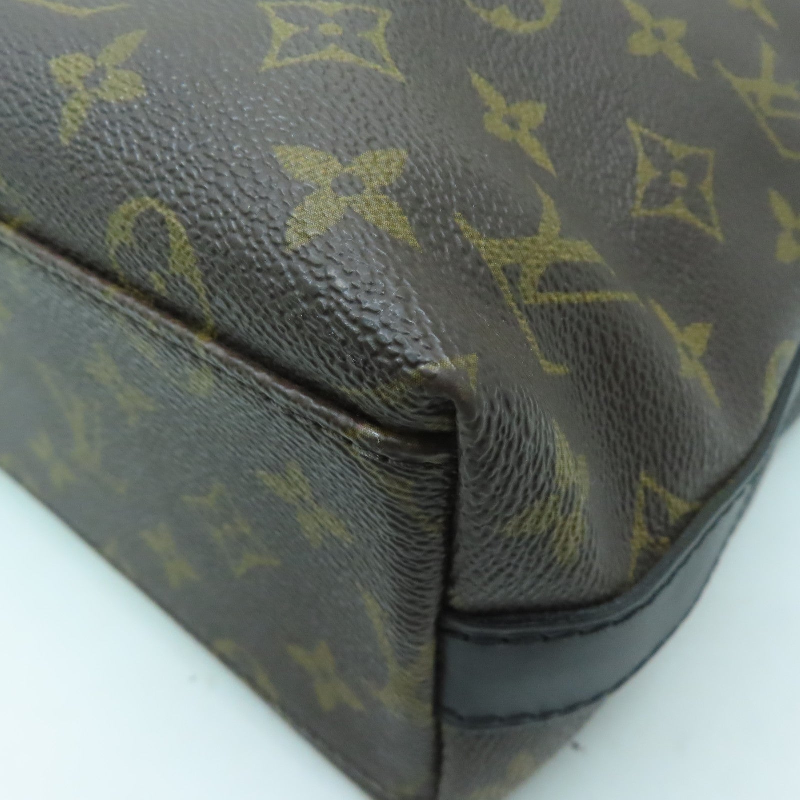 LOUIS VUITTON Monogram Kitan金扣手挽肩背兩用袋啡色