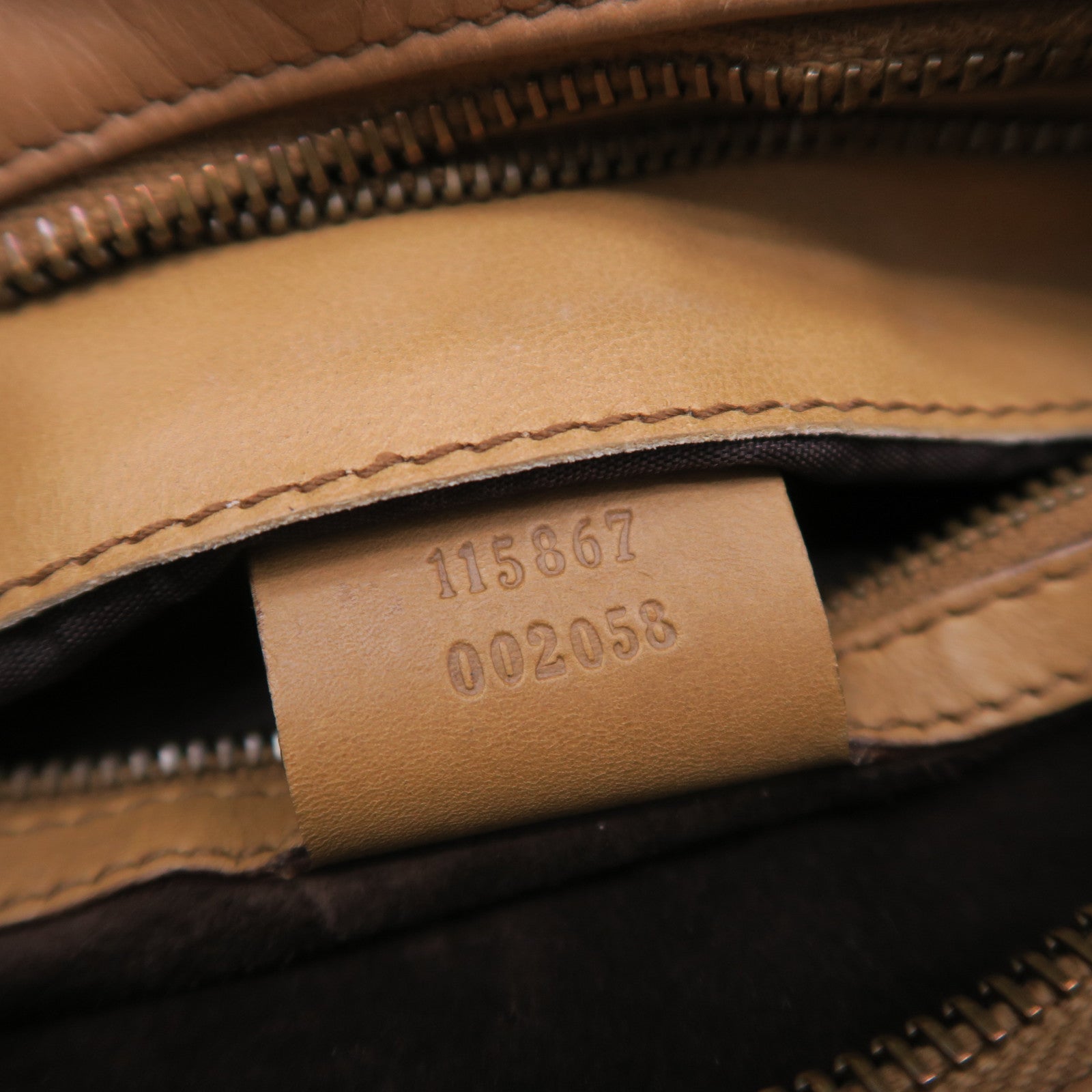 GUCCI 牛皮皮革Horsebit Hobo Bag金扣肩背袋啡色