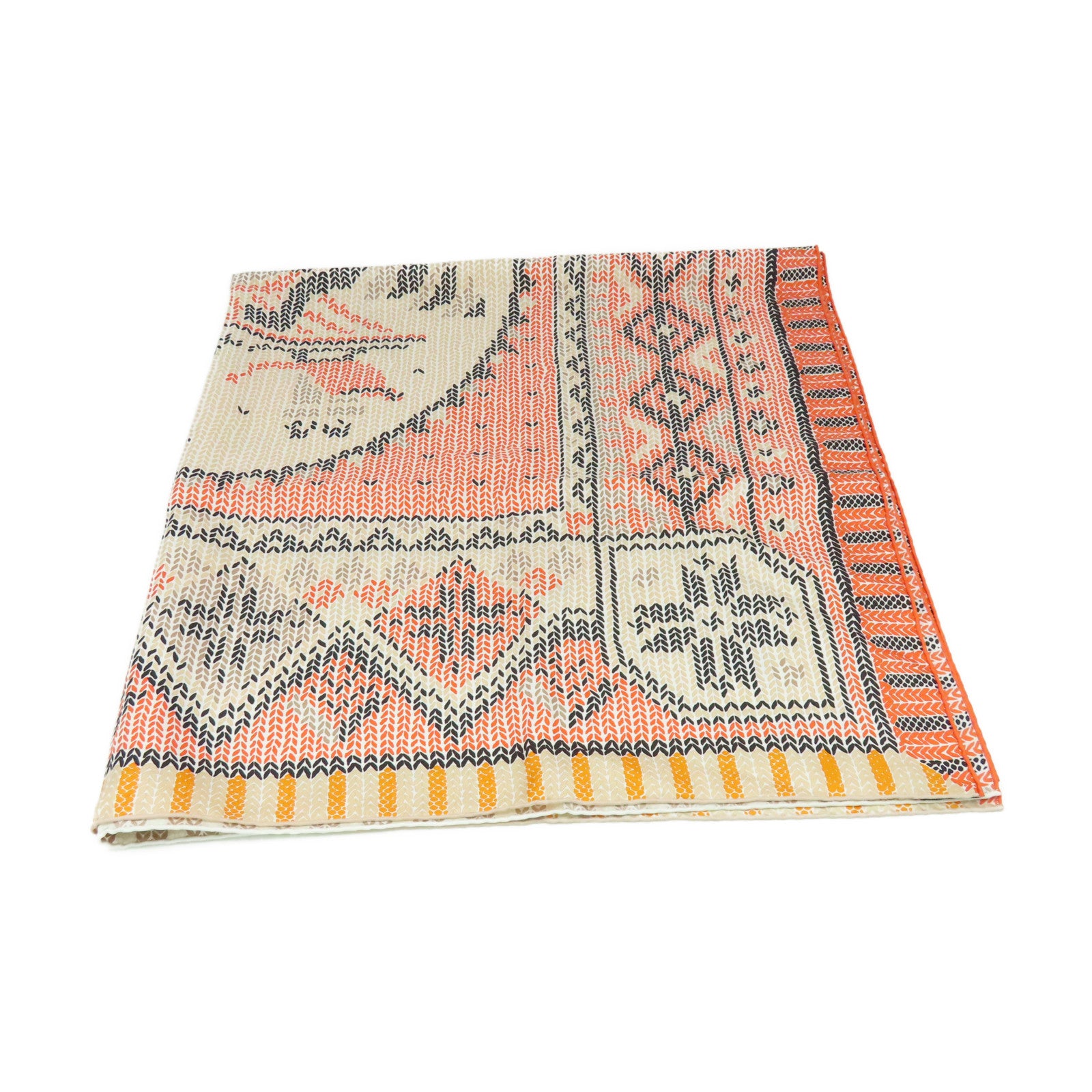 HERMES 【激減優惠】絲質Scarf 90x90絲巾橙色/杏色/黑色/彩色