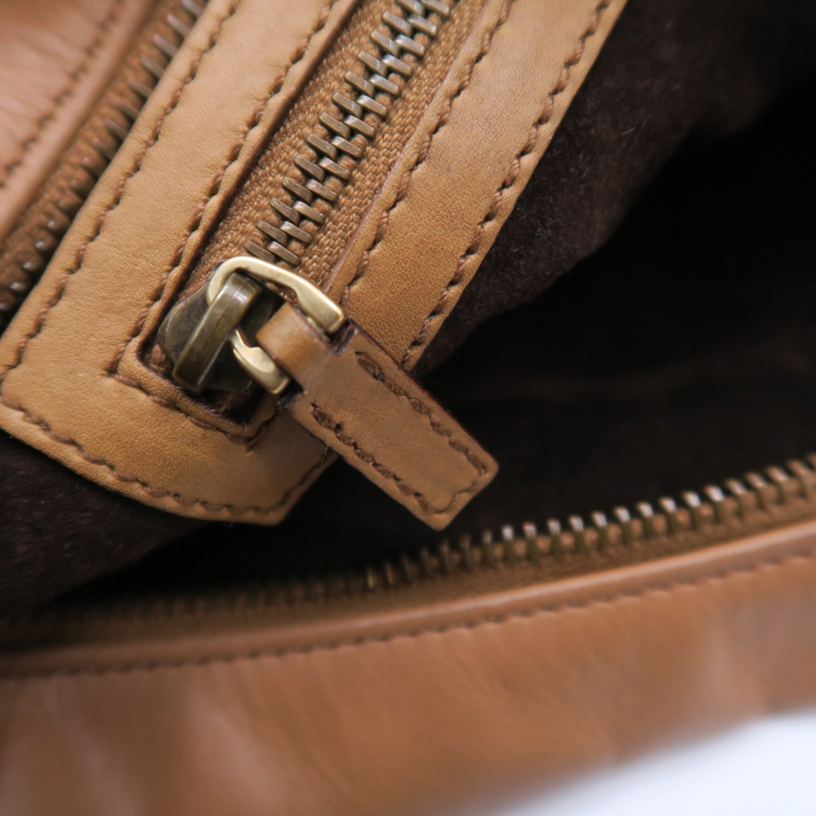 GUCCI 牛皮皮革Horsebit Hobo Bag金扣肩背袋啡色