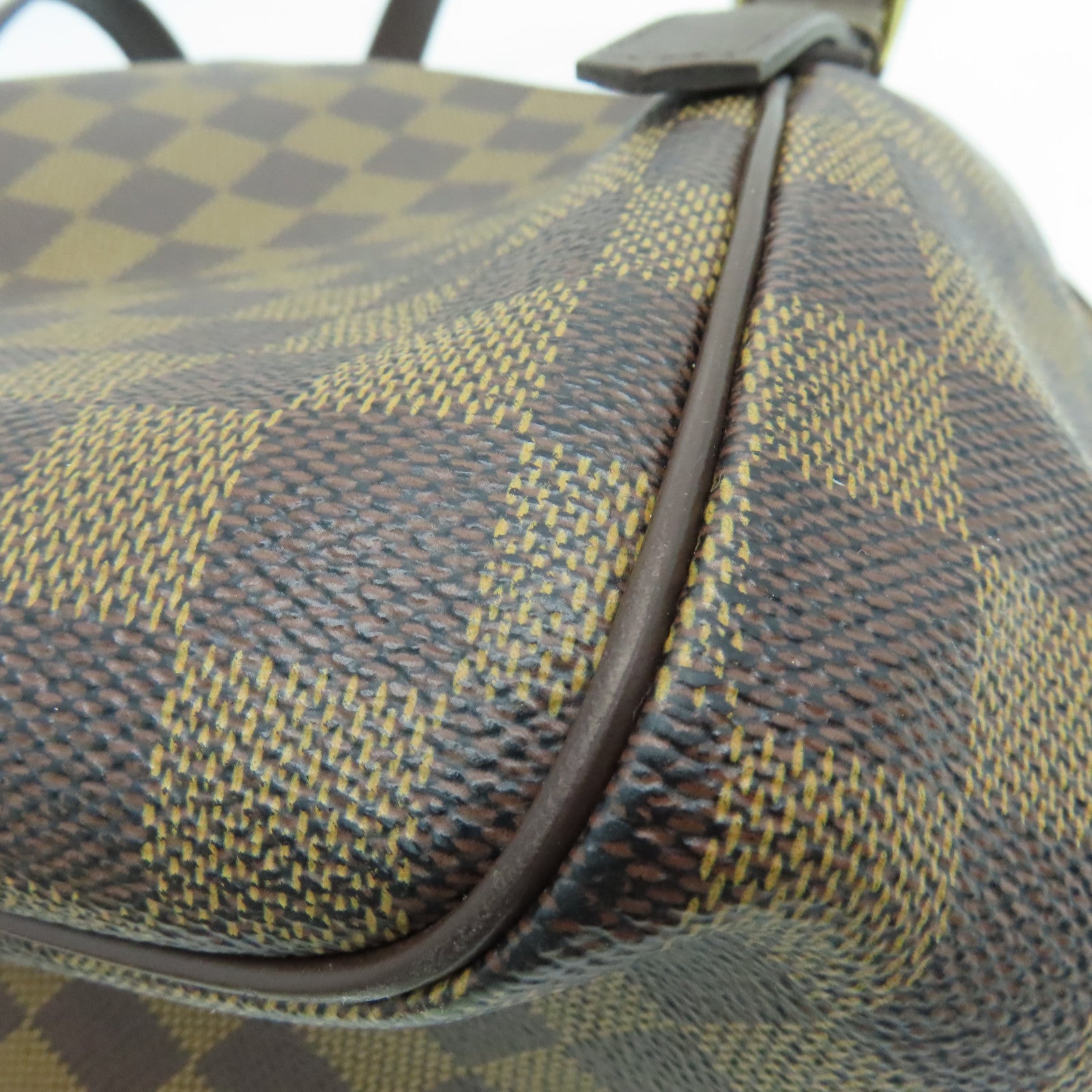 LOUIS VUITTON Damier Belem PM Hand Bag金扣手挽袋啡色