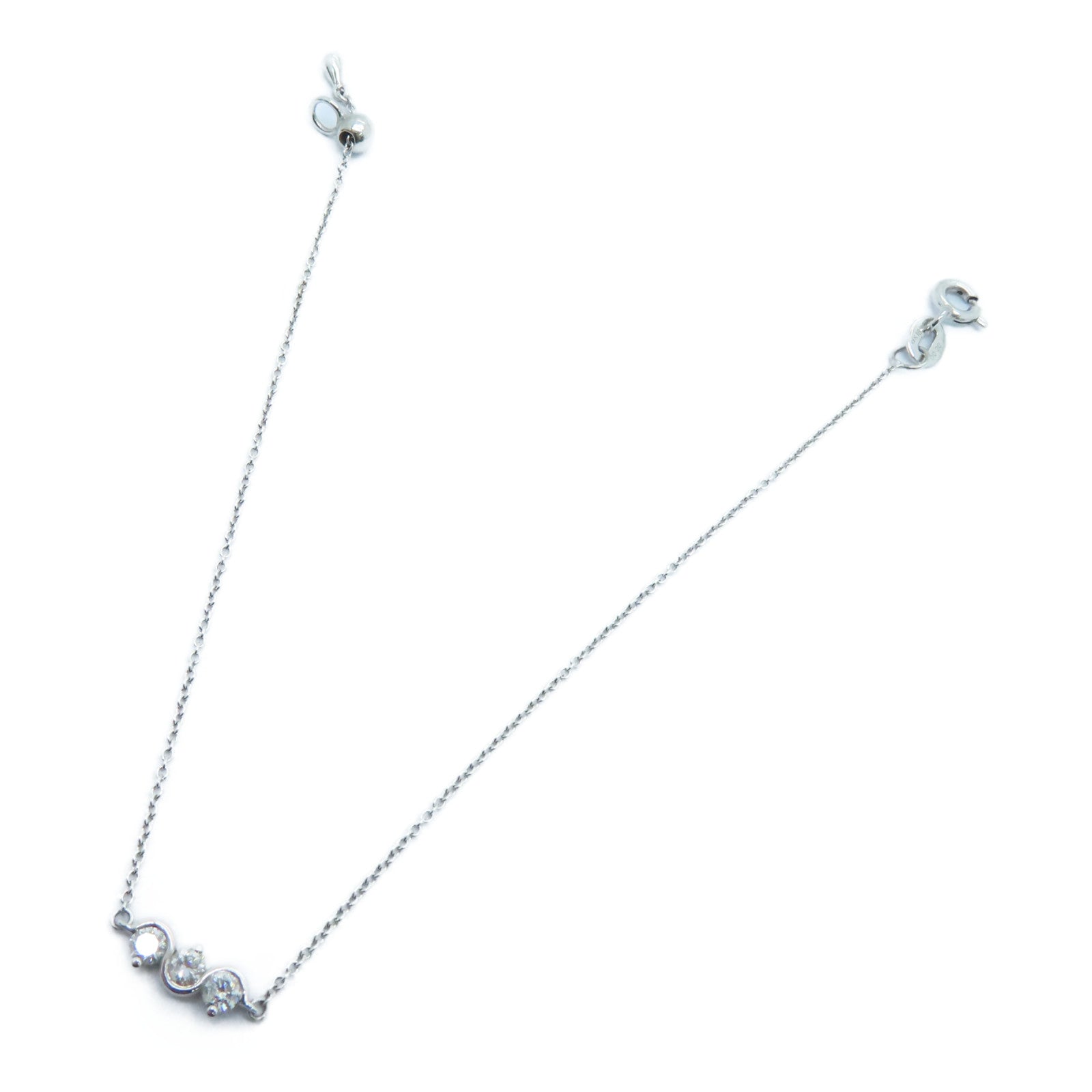 JEWELRY 【激减优惠】18K白金Diamond Bracelet 0.20ct钻石手链