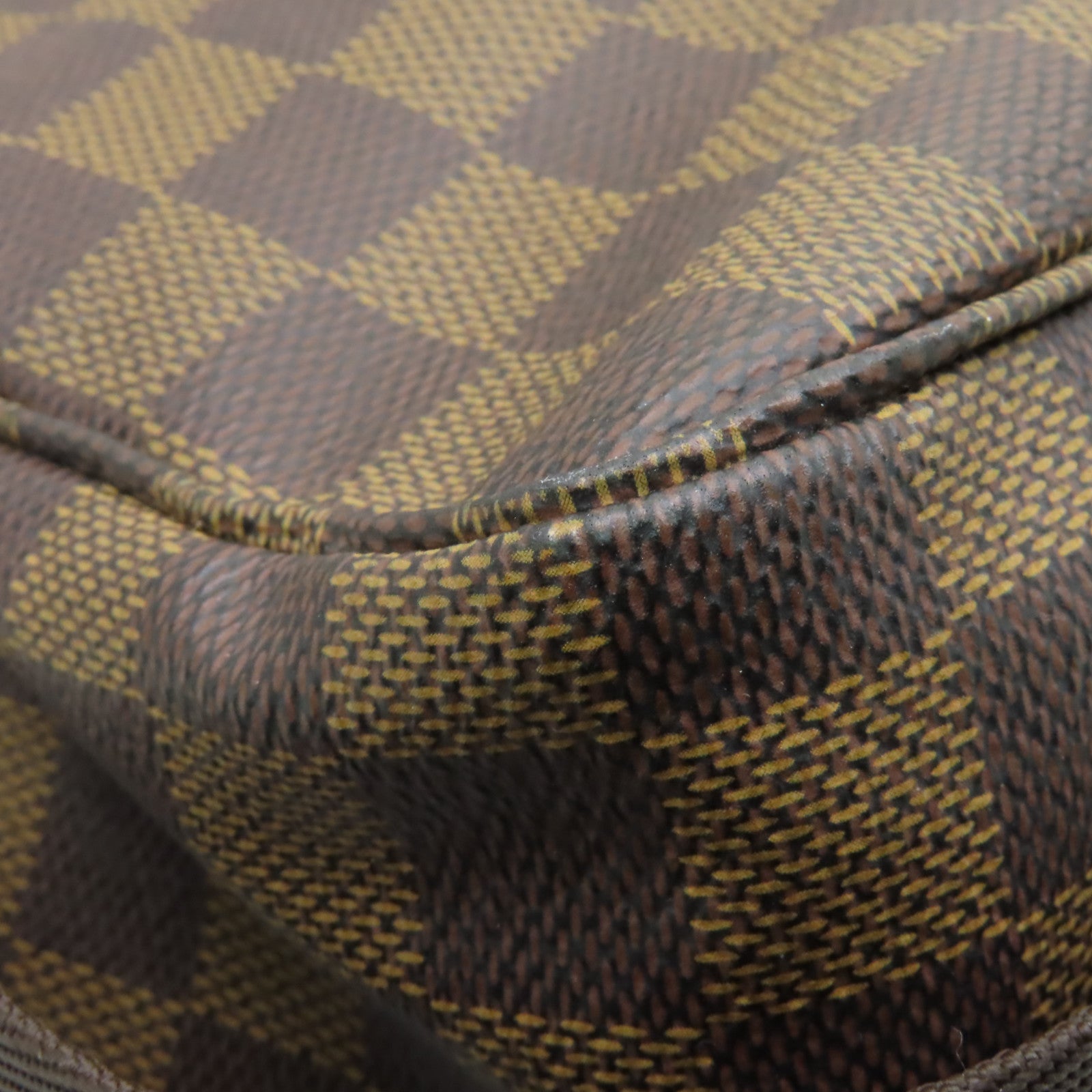 LOUIS VUITTON Damier Broadway金扣肩背袋棕色