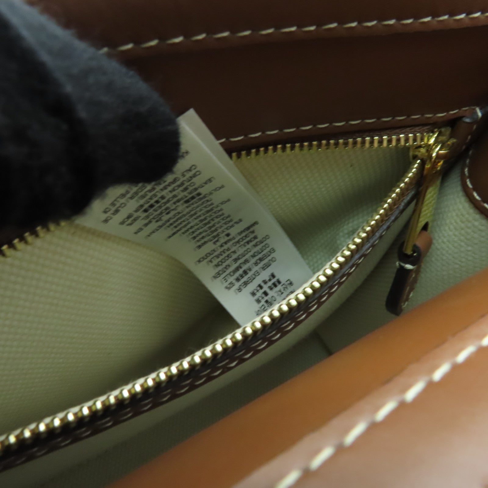 BURBERRY 帆布/皮革Mini Logo Graphic Crossbody Bag金扣手挽肩背兩用袋白色/啡色