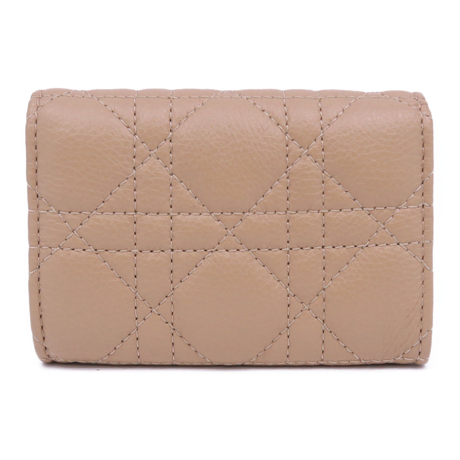 Dior 羊皮皮革Card Case金扣卡片套粉紅色