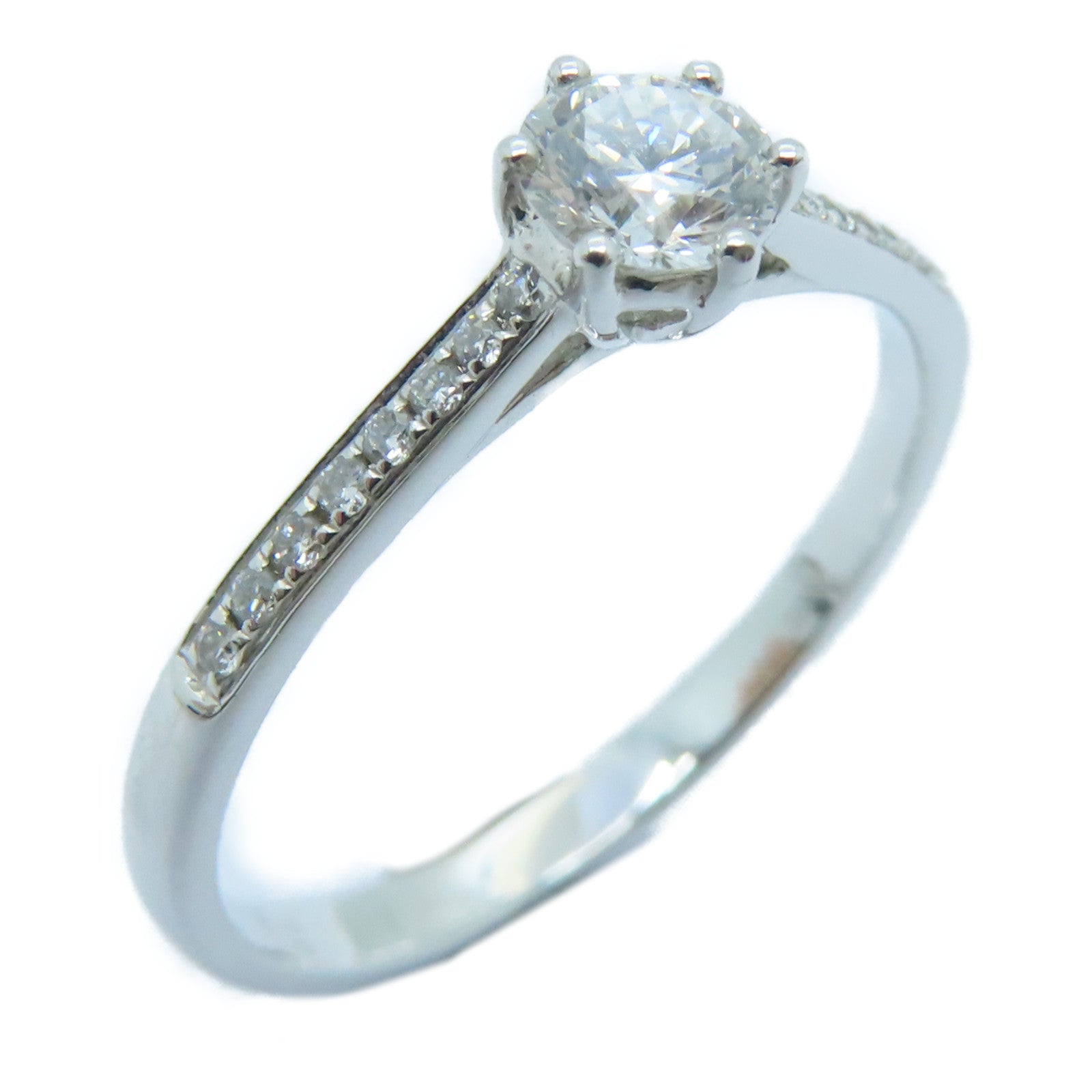 JEWELRY 【激减优惠】18K白金Diamond Ring 0.40ct钻石戒指