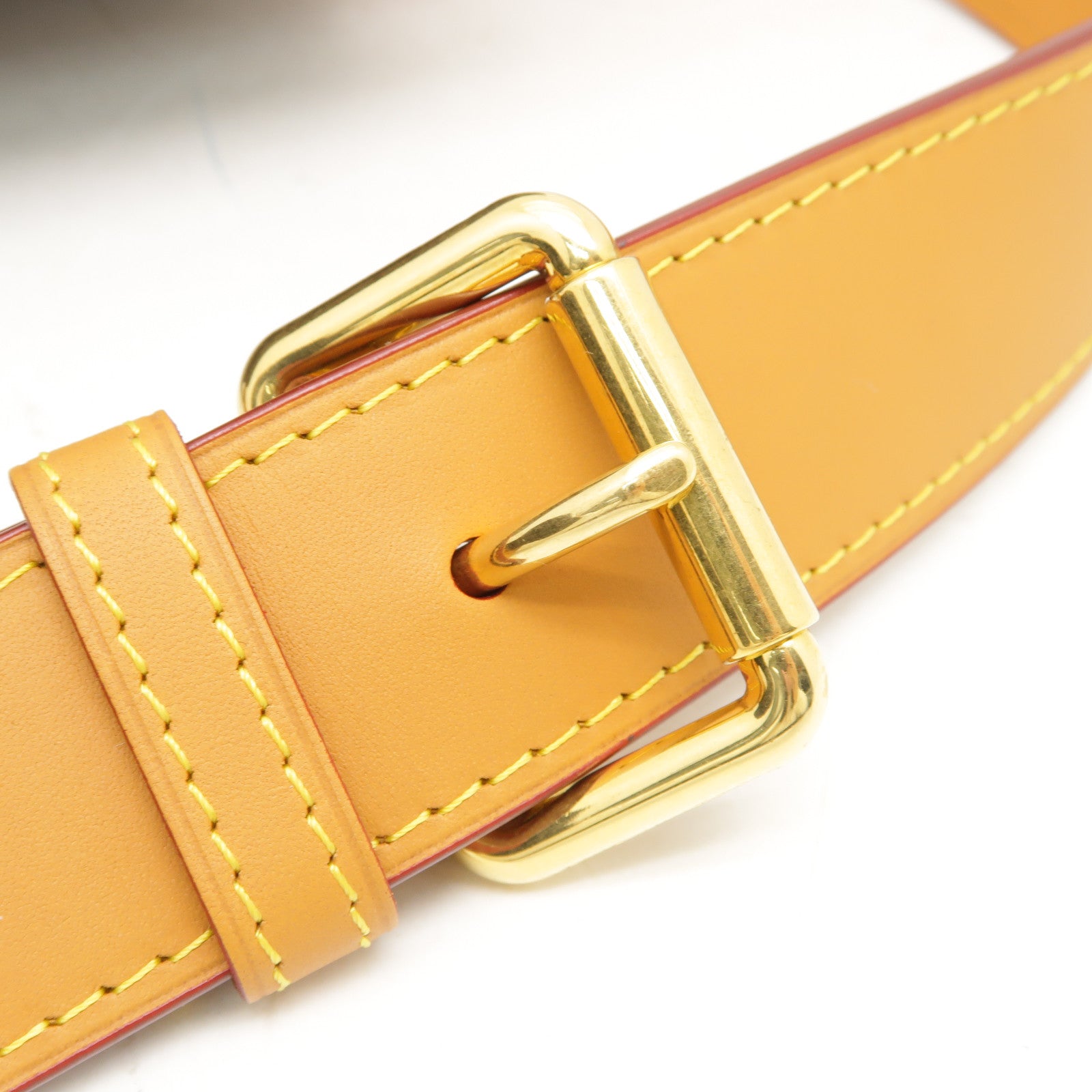 LOUIS VUITTON Monogram S Lock Belt Pouch PM金扣腰包啡色