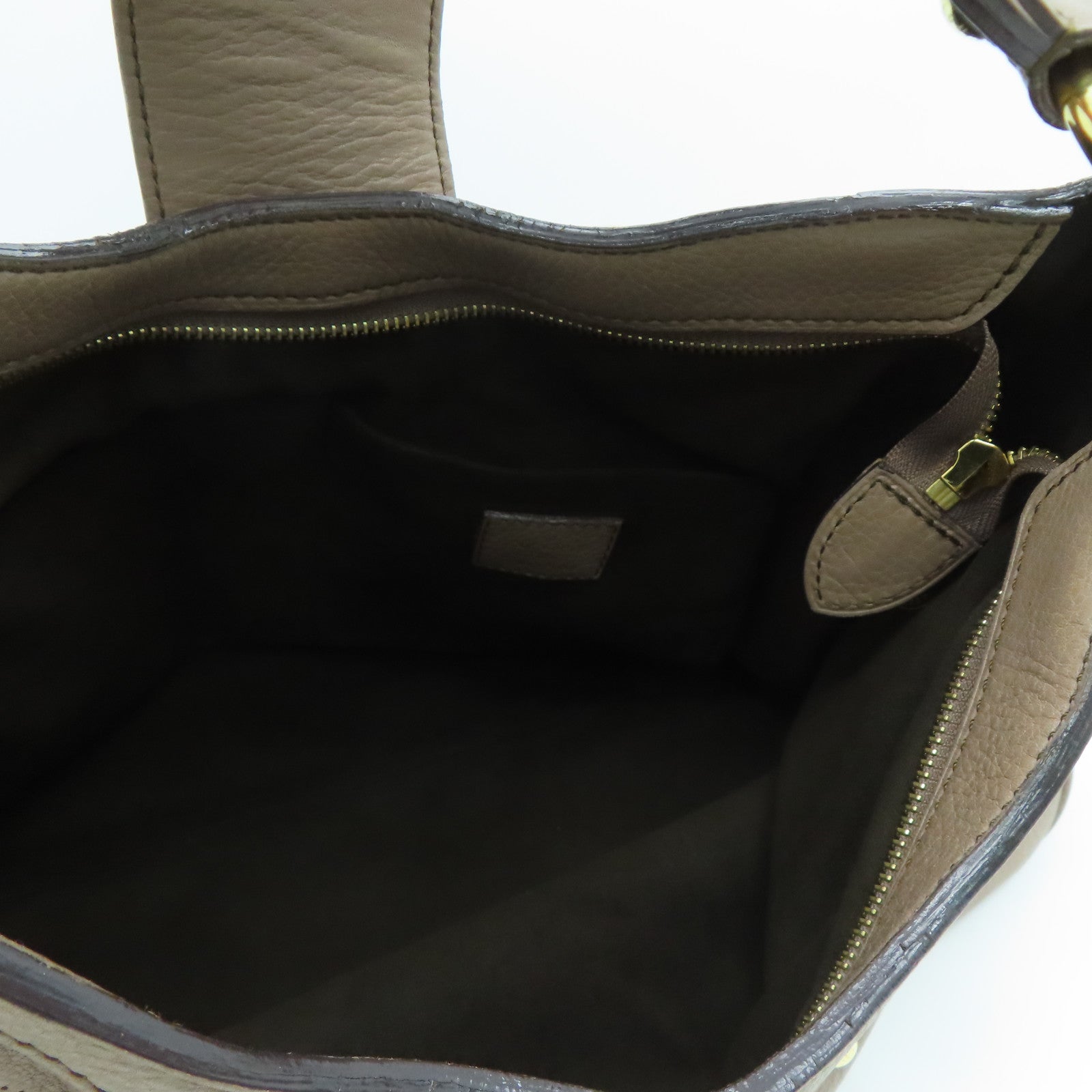 LOUIS VUITTON Mahina Solar PM Shoulder Bag金扣肩背袋杏色