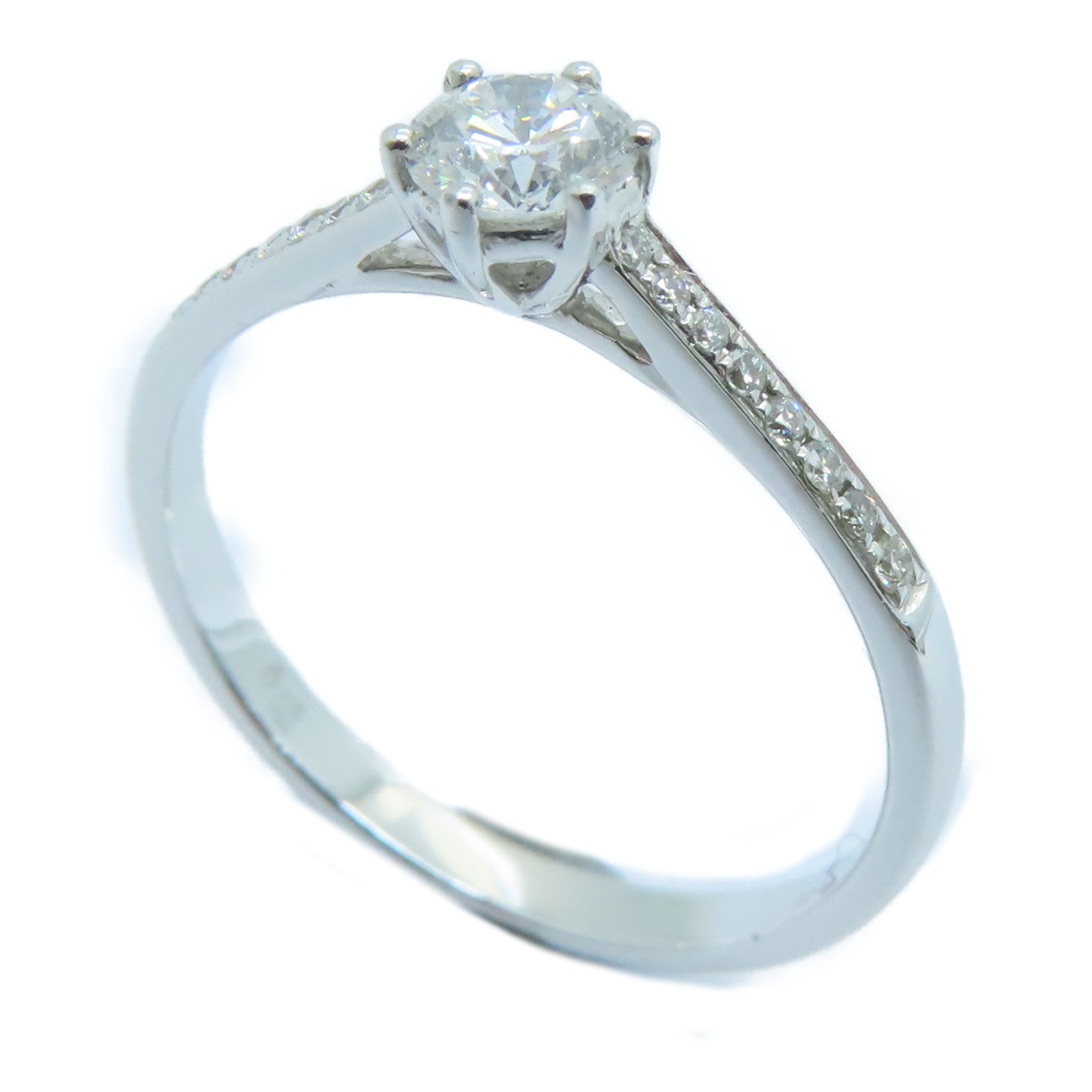 JEWELRY 【激减优惠】18K白金Diamond Ring 0.40ct钻石戒指