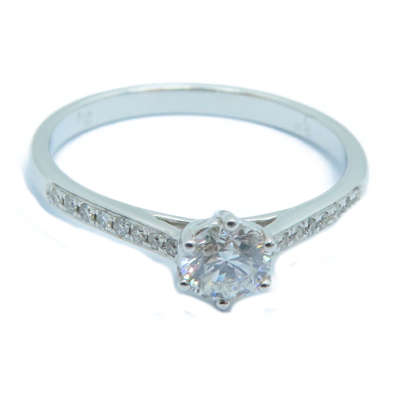 JEWELRY 【激减优惠】18K白金Diamond Ring 0.40ct钻石戒指