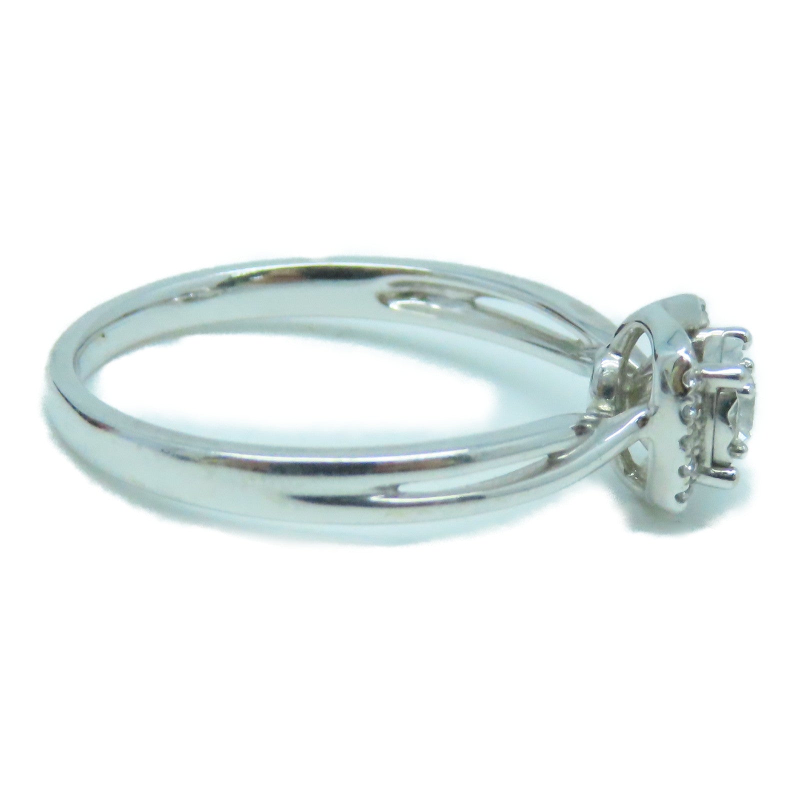 JEWELRY 18K白金Diamond Ring钻石戒指US#7