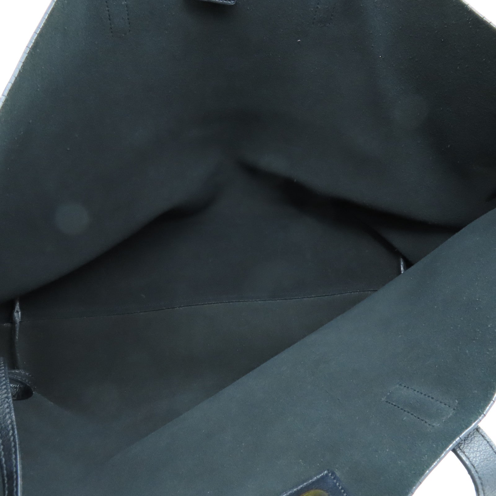SAINT LAURENT 牛皮皮革Tote Bag金扣手挽袋/肩背袋黑色