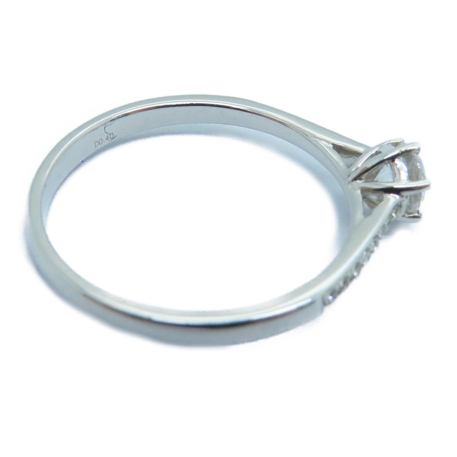 JEWELRY 【激减优惠】18K白金Diamond Ring 0.40ct钻石戒指
