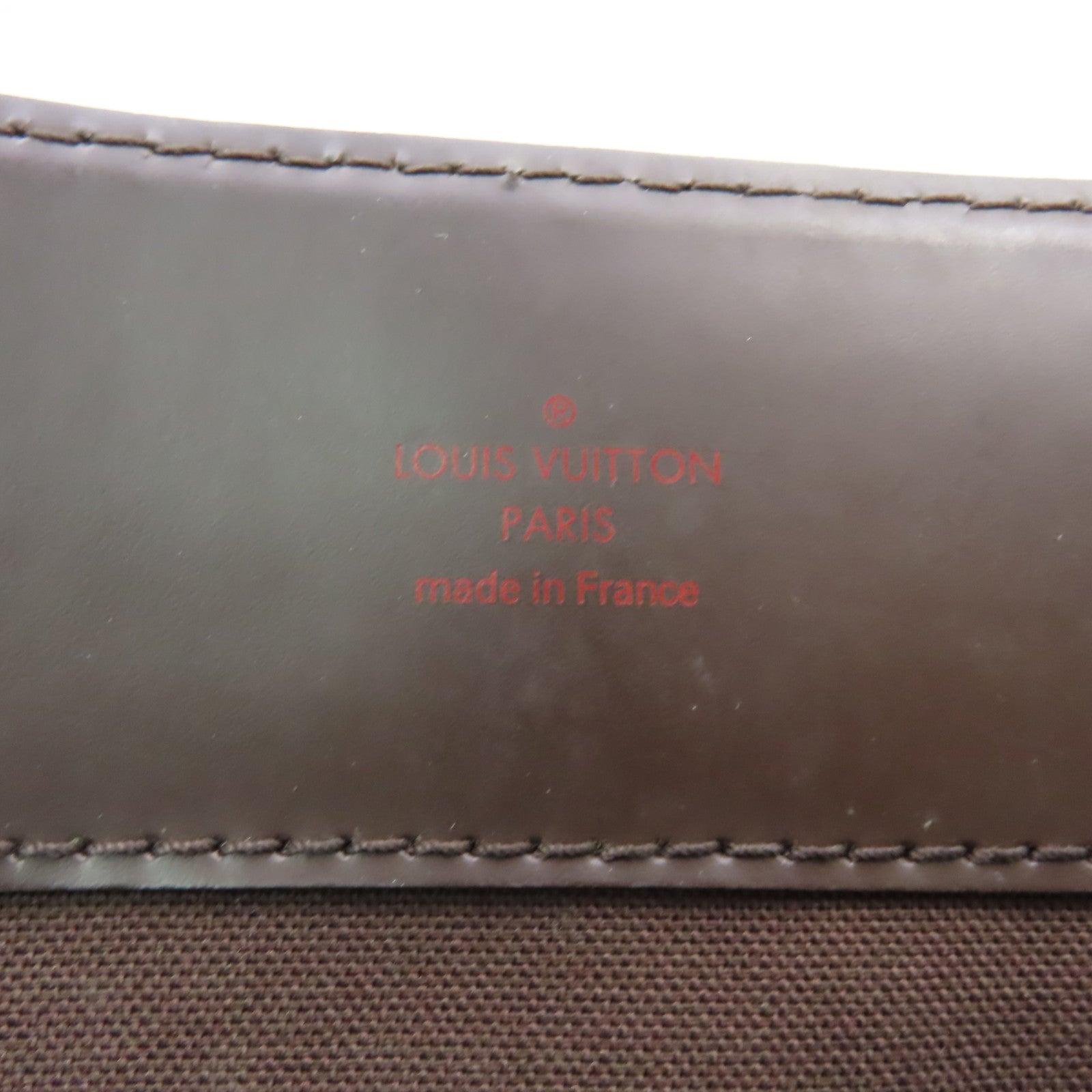 LOUIS VUITTON Damier Broadway金扣肩背袋棕色