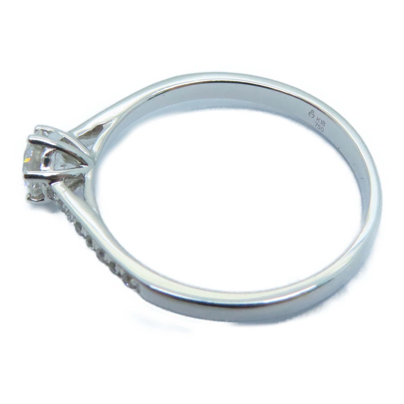 JEWELRY 【激减优惠】18K白金Diamond Ring 0.40ct钻石戒指