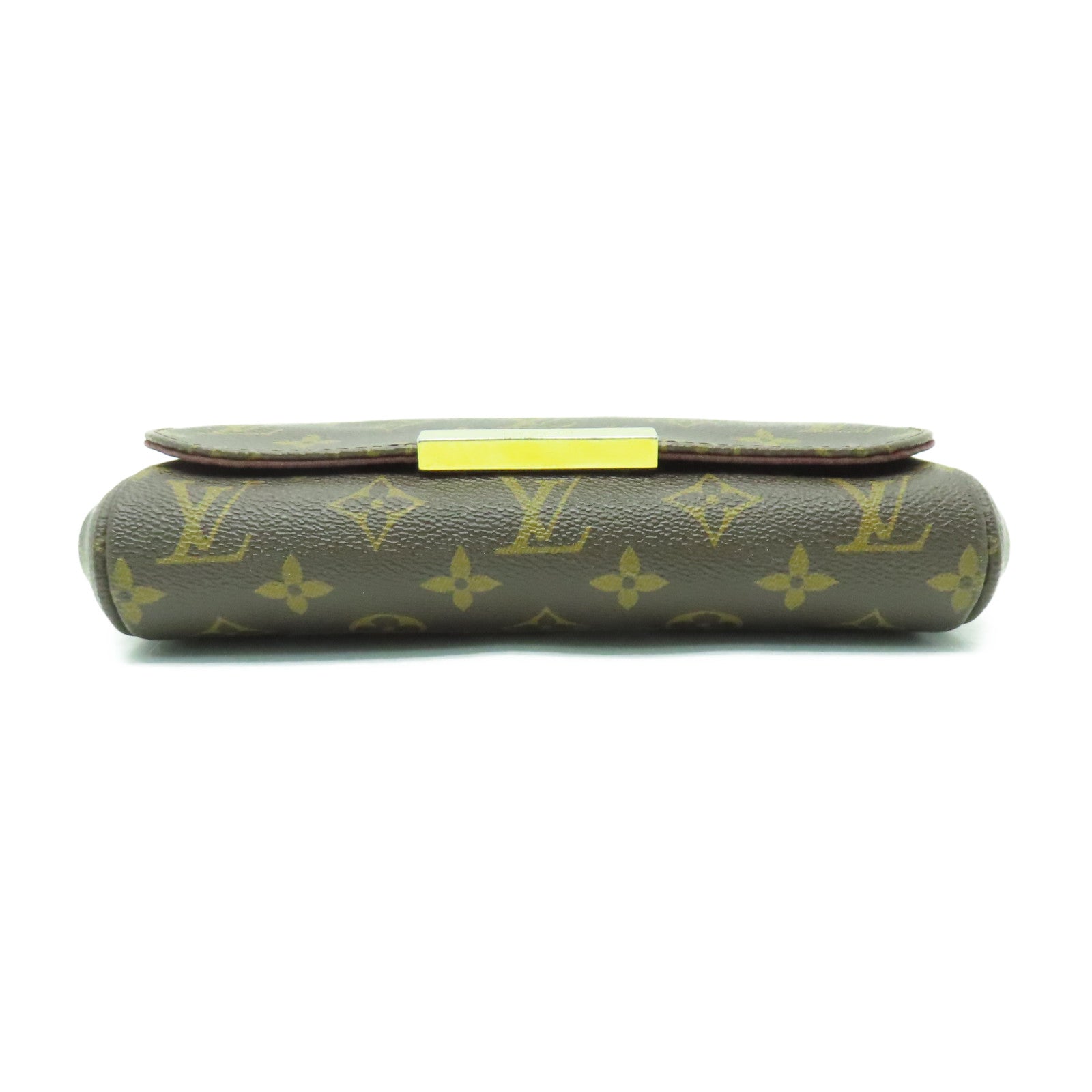 LOUIS VUITTON Monogram Favourite MM金扣手挽肩背兩用袋啡色