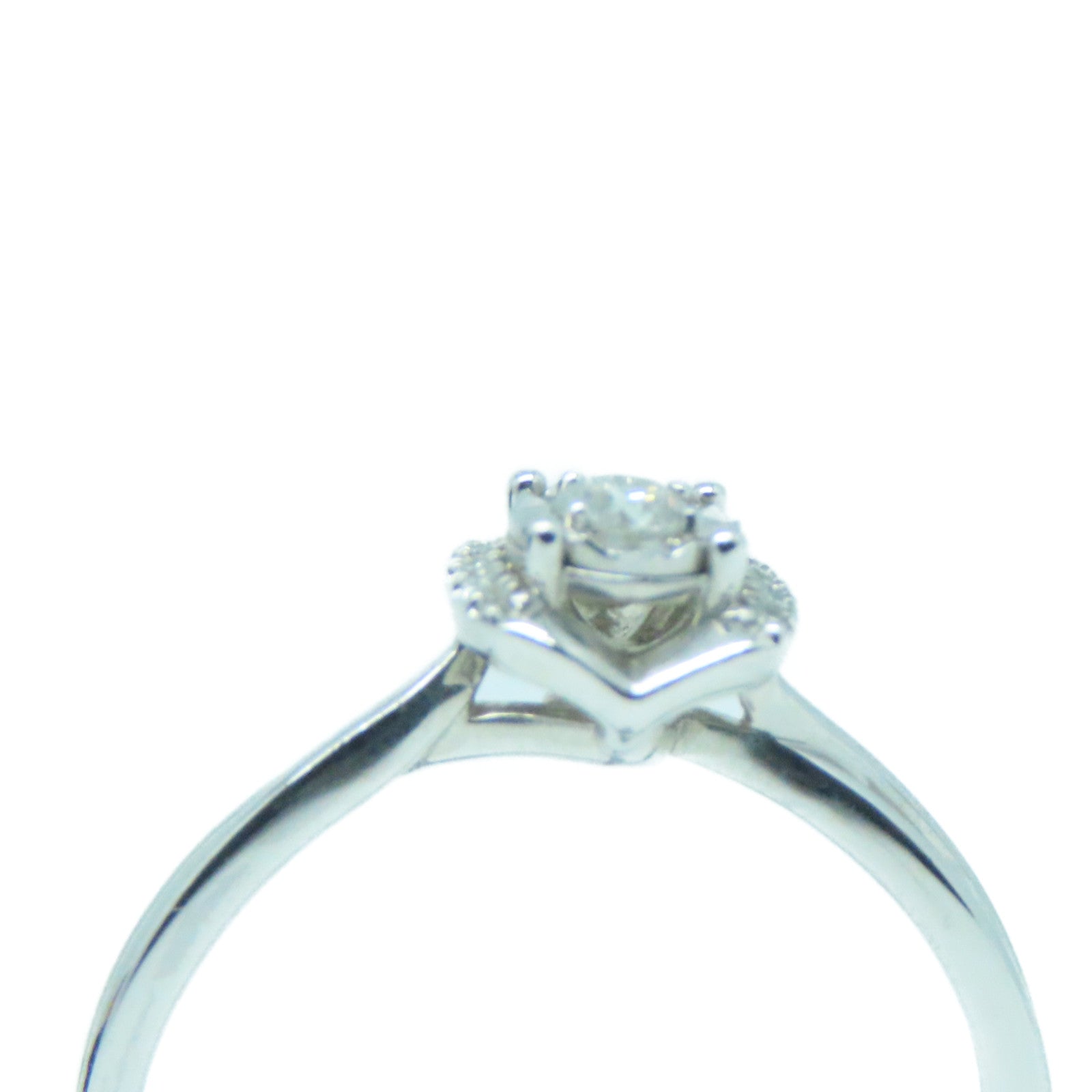 JEWELRY 18K白金Diamond Ring钻石戒指US#7