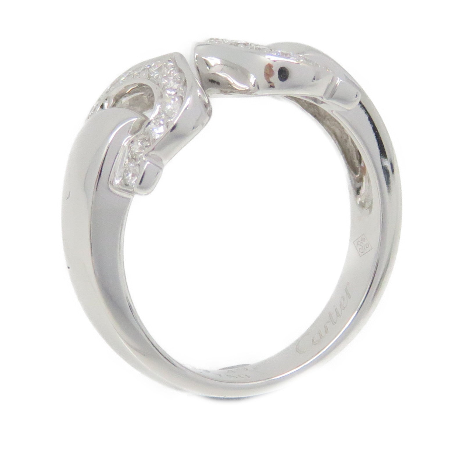 CARTIER 18K白金/钻石C2 Diamond Ring戒指#49