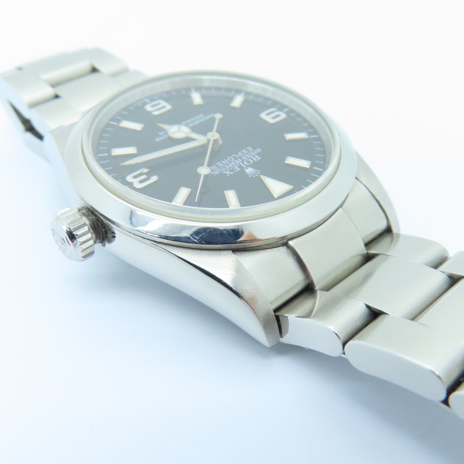 ROLEX ExplorerⅠ不鏽鋼手錶自動機芯黒色