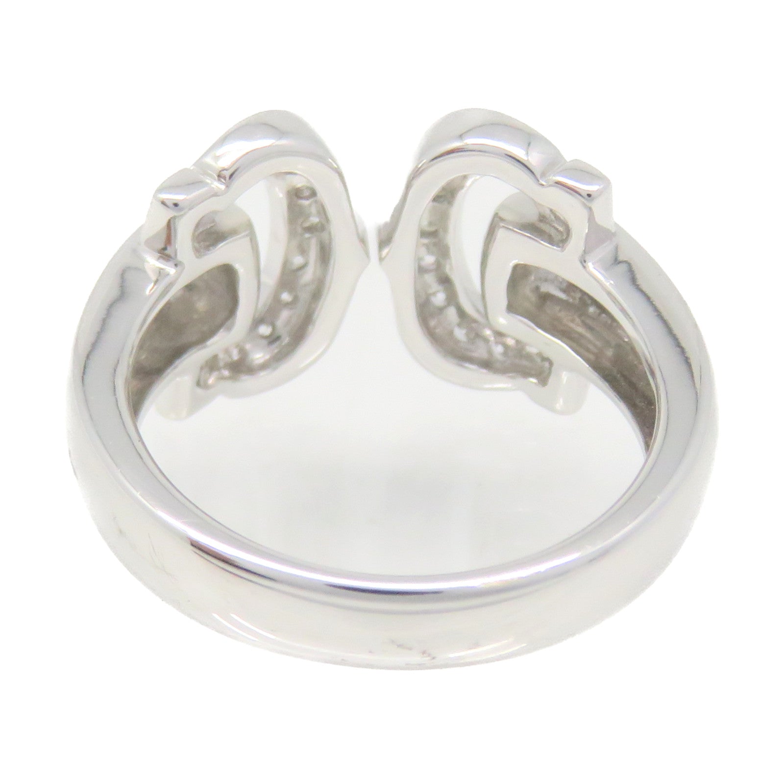 CARTIER 18K白金/钻石C2 Diamond Ring戒指#49
