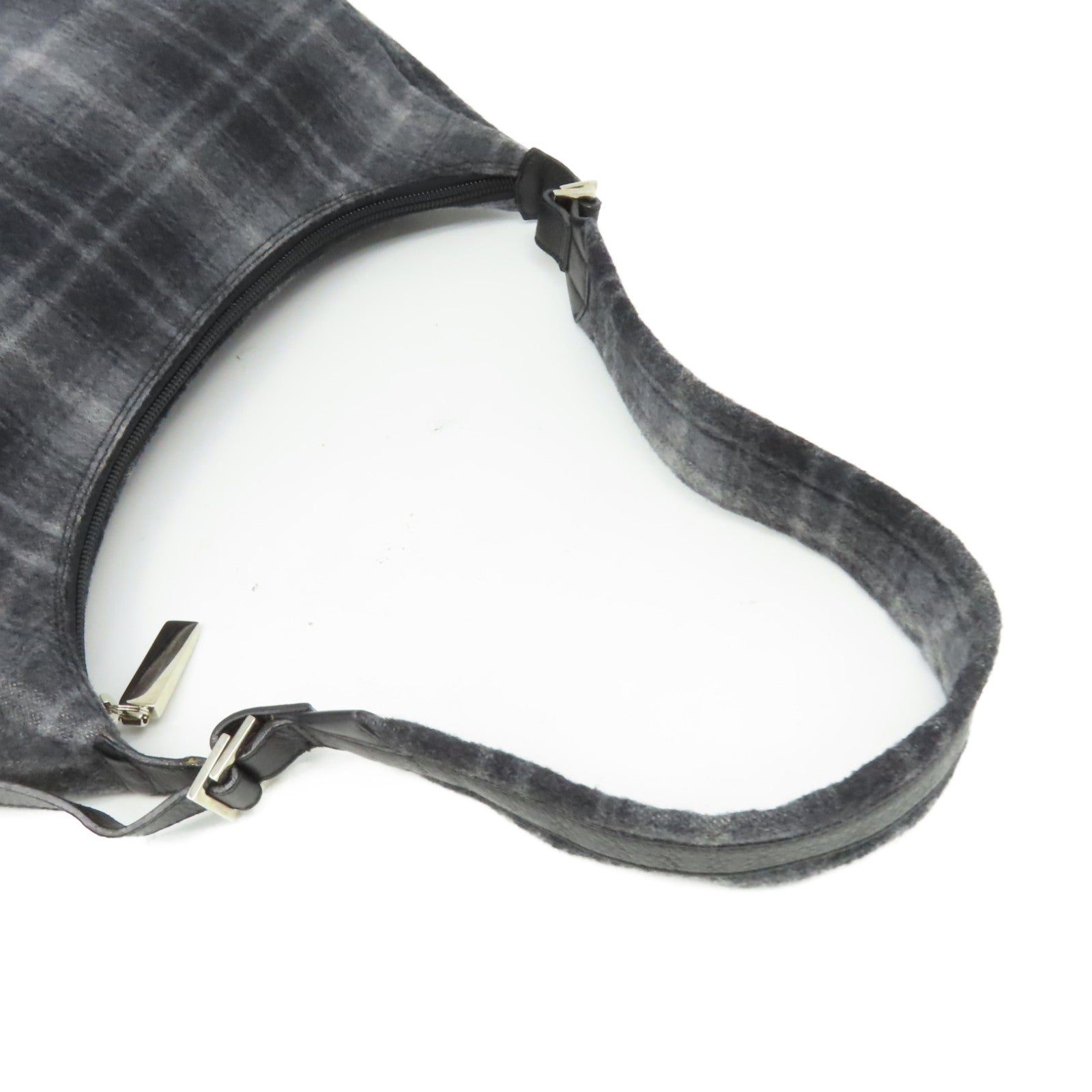 Salvatore Ferragamo 帆布Shoulder Bag肩背袋碳灰色