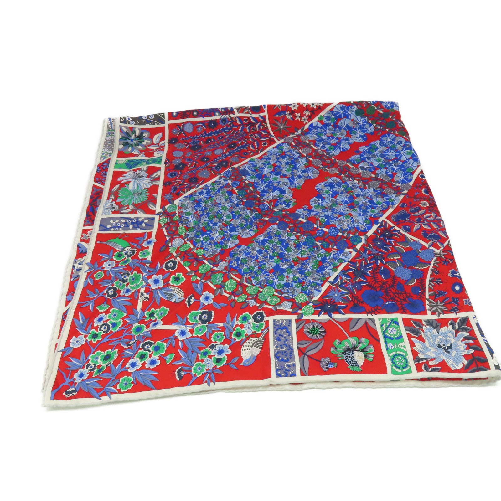 HERMES 【激減優惠】絲質Scarf 90x90絲巾紅色/藍色/彩色