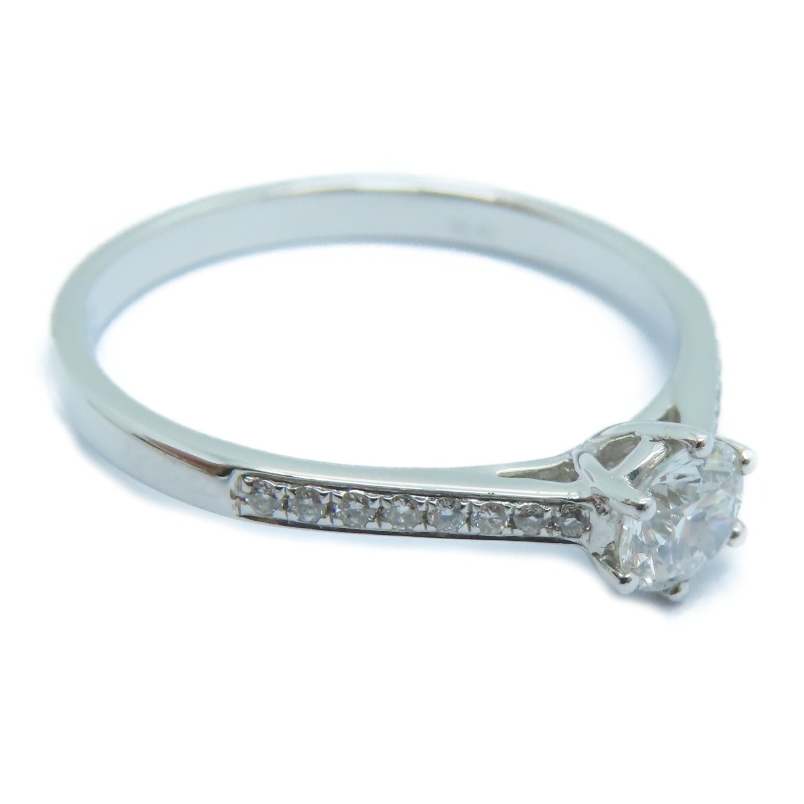JEWELRY 【激减优惠】18K白金Diamond Ring 0.40ct钻石戒指