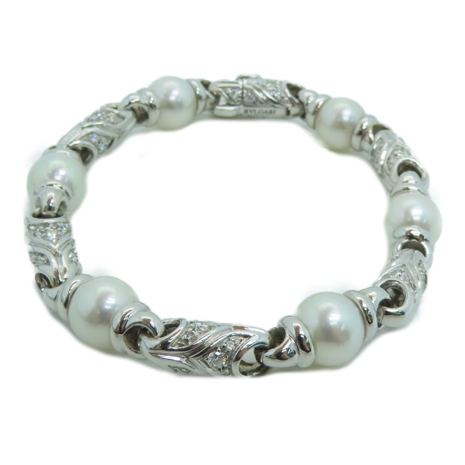 BVLGARI 【激減優惠】18K白金Passo Doppio Bracelet手鏈
