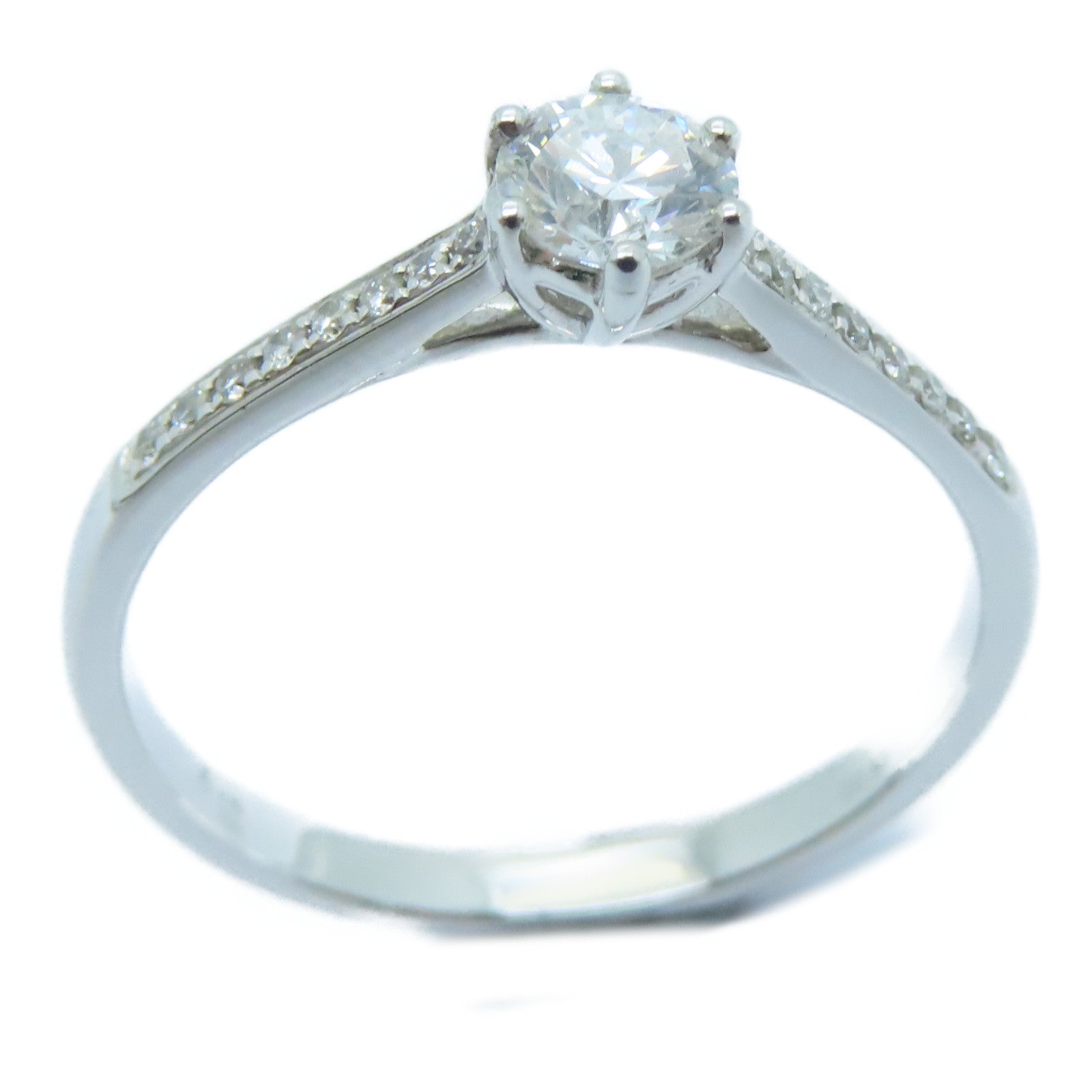 JEWELRY 【激减优惠】18K白金Diamond Ring 0.40ct钻石戒指